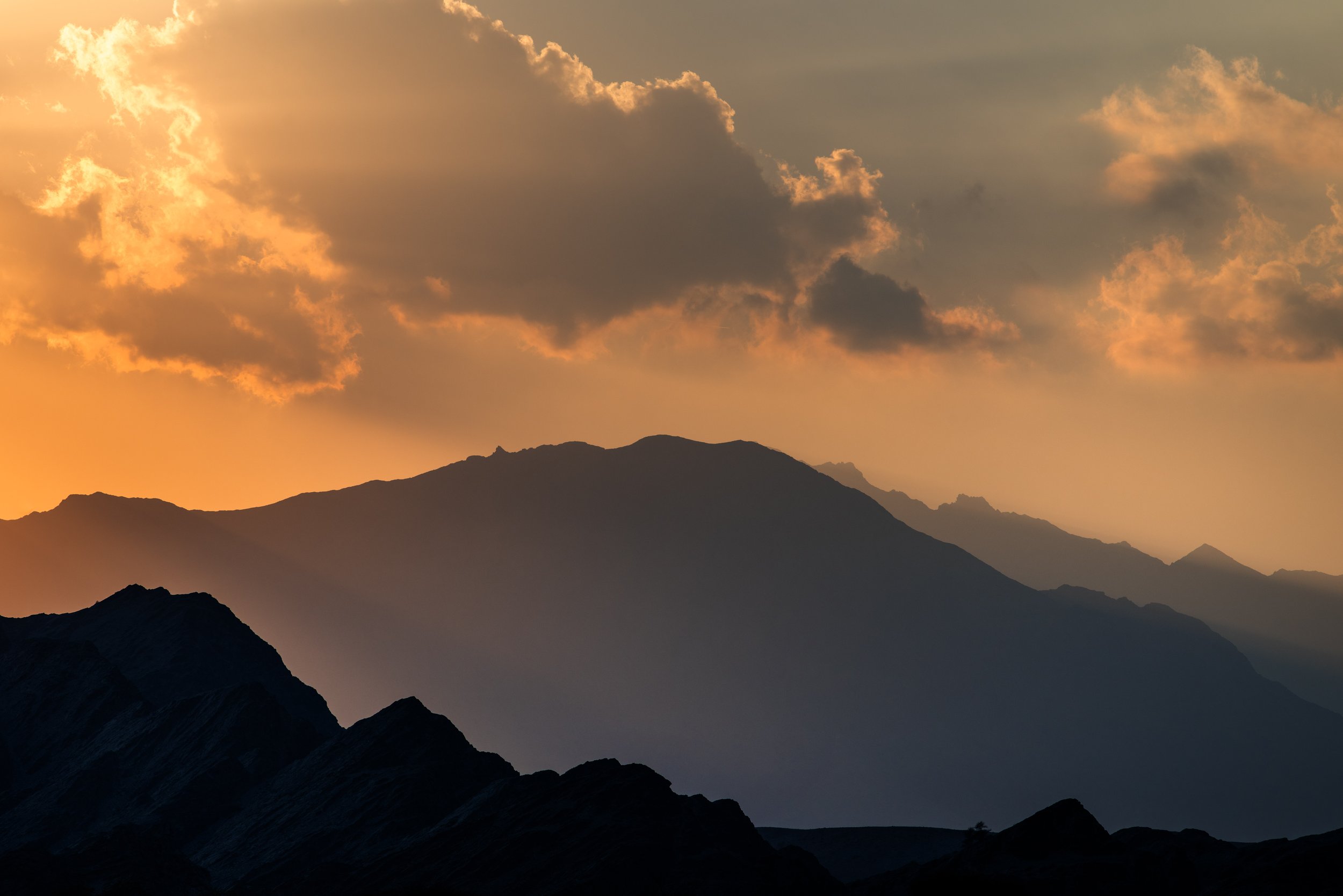 Al Hajar Mountain Range. Photo taken with Nikon D810 &amp; Nikon 70-200mm F2.8 FL ED VR