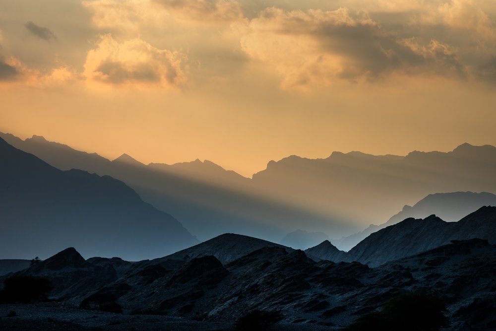 Al Hajar Mountain Range. Photo taken with Nikon D810 &amp; Nikon 70-200mm F2.8 FL ED VR