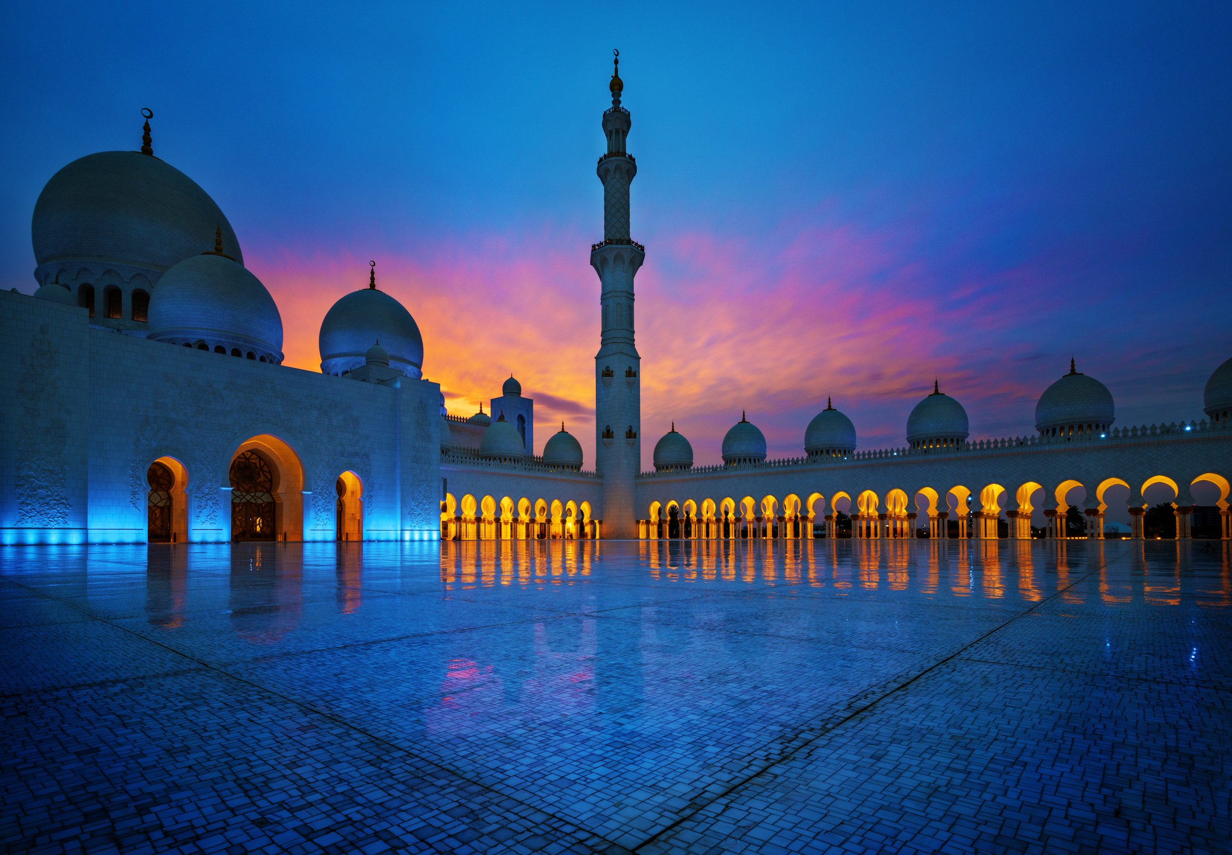 Fine art photo print of Sheikh Zayed Grand Mosque