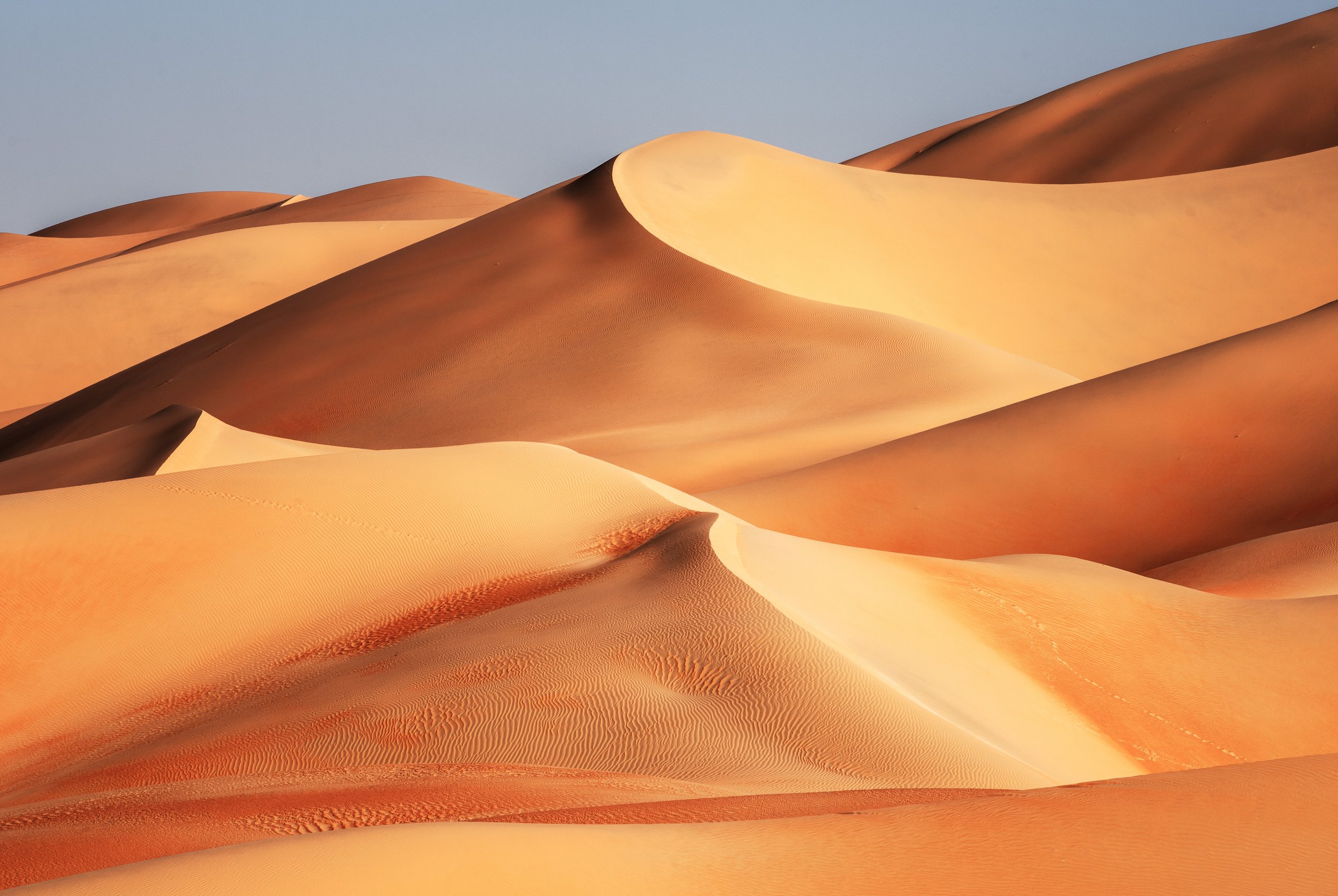 Liwa Desert, the empty quarter of Abu Dhabi