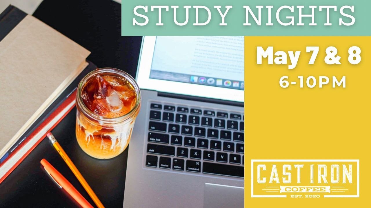 Mark your calendars! 📆 We&rsquo;ll be hosting Finals Study Nights this Sunday and Monday night! Help yourself to snacks, and free hot and iced coffee to help you stay caffeinated! The bar will also be open for your other coffee needs. Grab a classma