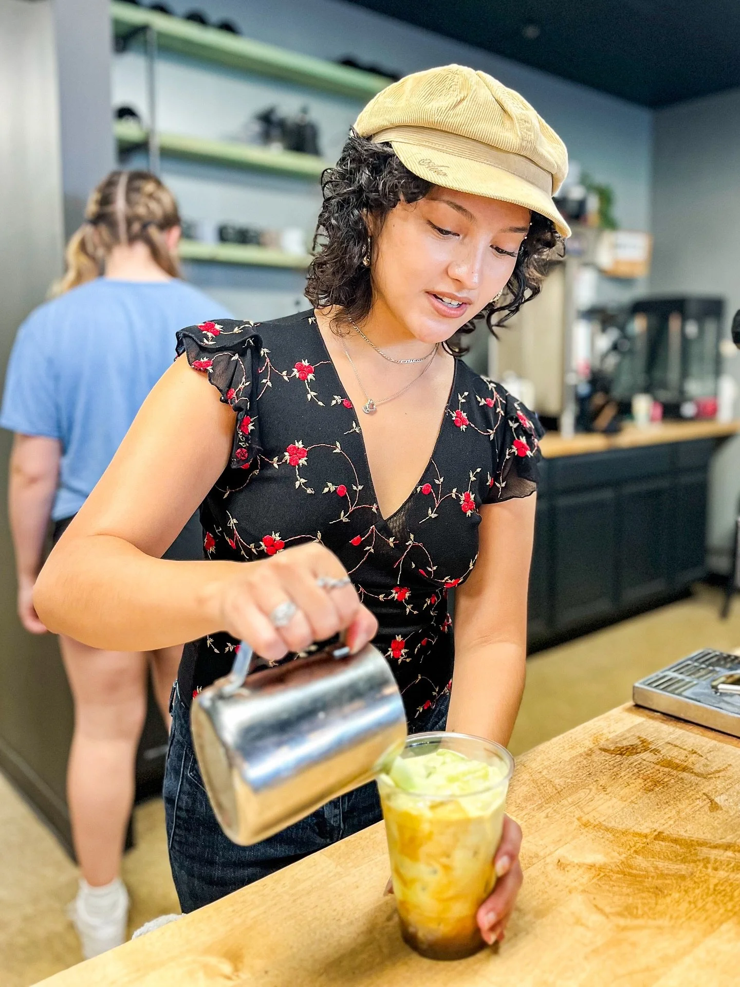 ✨STAFF SPOTLIGHT✨
Meet Andrea, our newest barista!

What&rsquo;s your favorite drink at the shop? My favorite drink is an iced dirty house chai.

What&rsquo;s your major? I&rsquo;m currently not in school, but I did take a spanish course at the begin