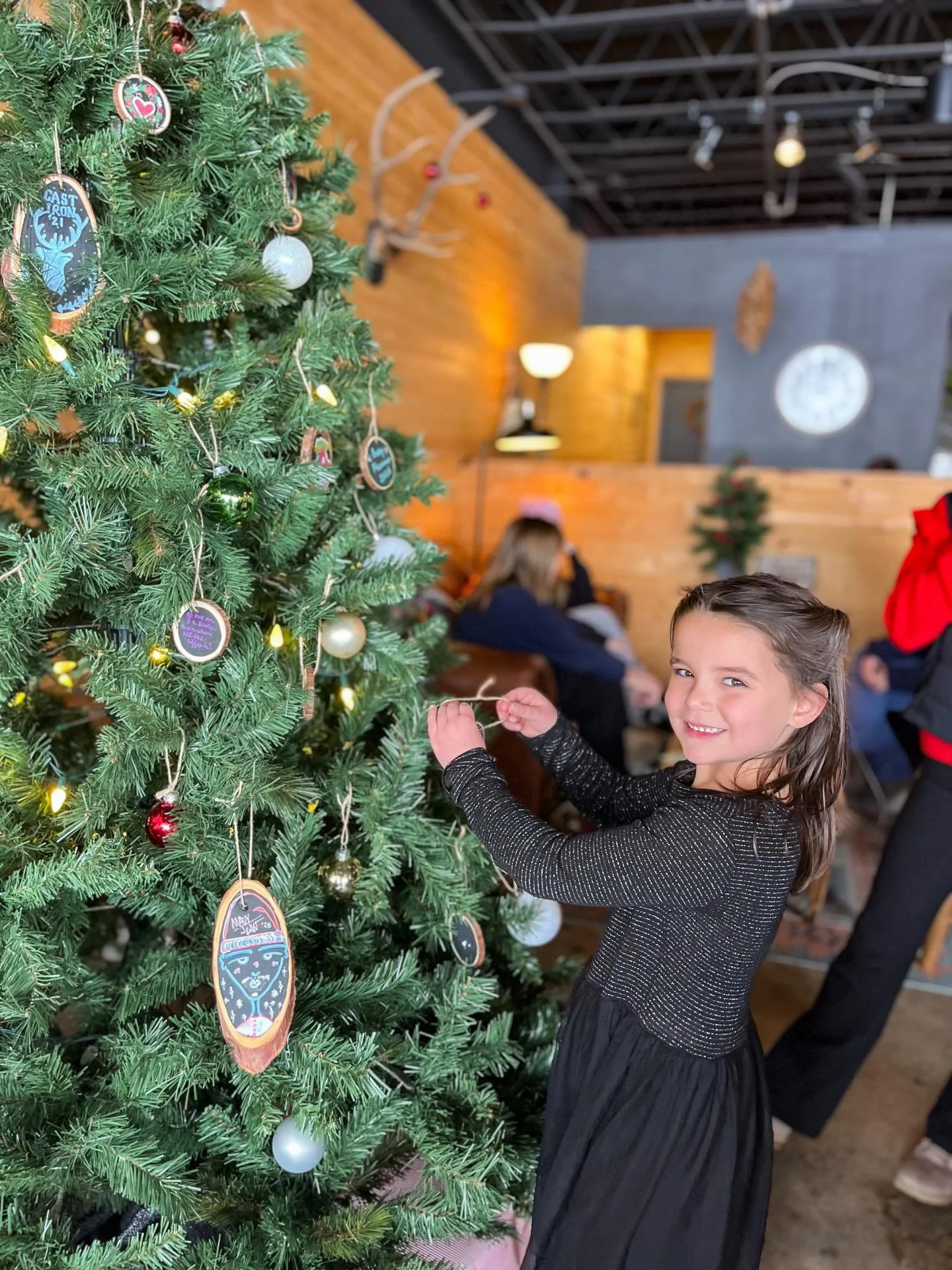 Another great time decorating the shop Christmas tree! If you stop by, check out all the great designs!