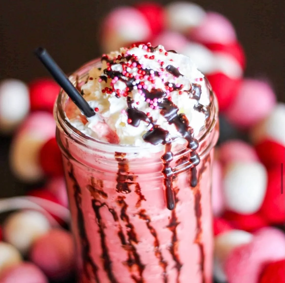 Treat yo&rsquo;self with our ever popular Red Velvet Frappe&mdash; tastes like velvety, creamy cake batter in a cup. ❣️ We&rsquo;re certainly enjoying the February menu as we near Valentine&rsquo;s Day! Open 7-8pm
