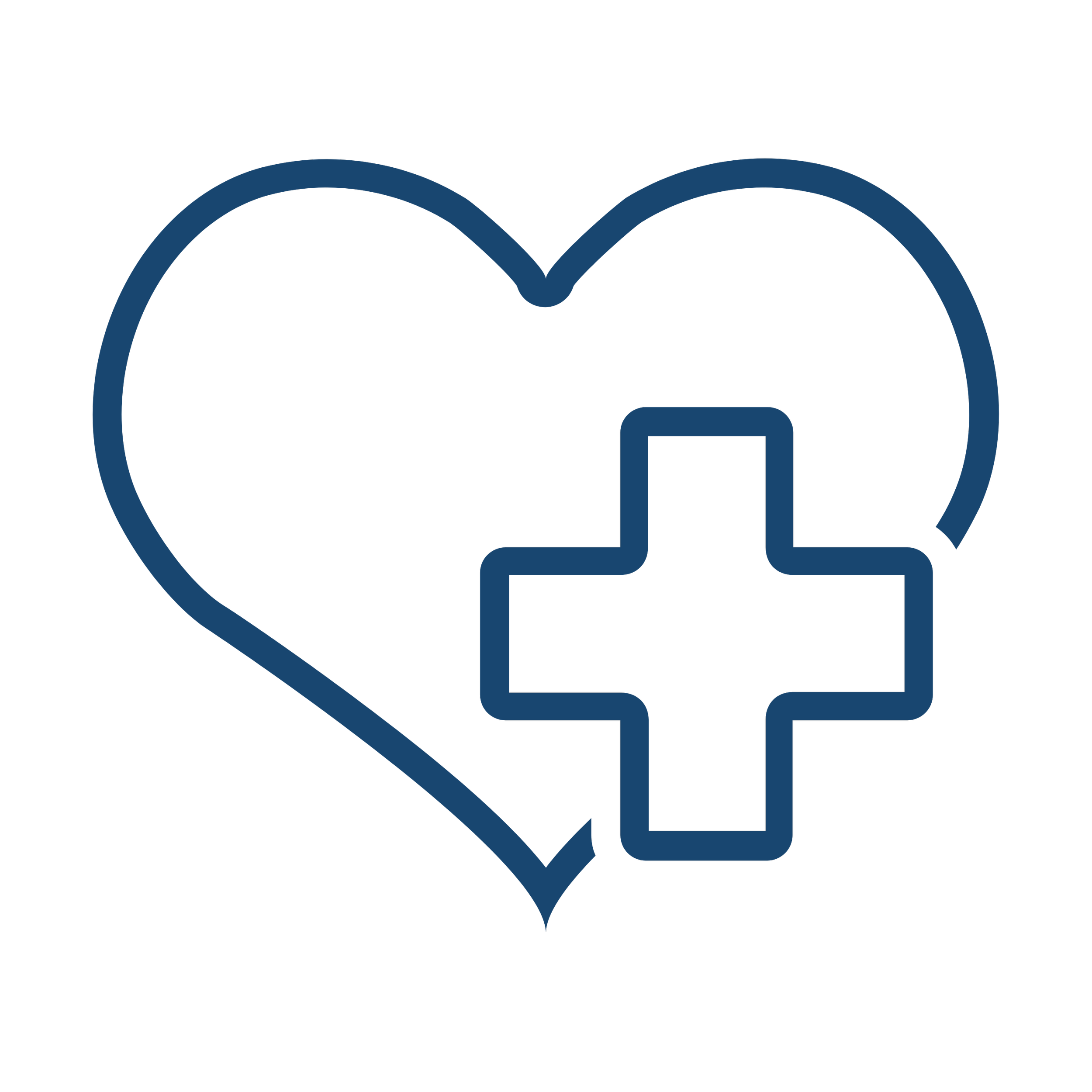 A digital graphic depicting a person with a headphone icon, a checkmark, and a flower, connected by lines inside a circle.