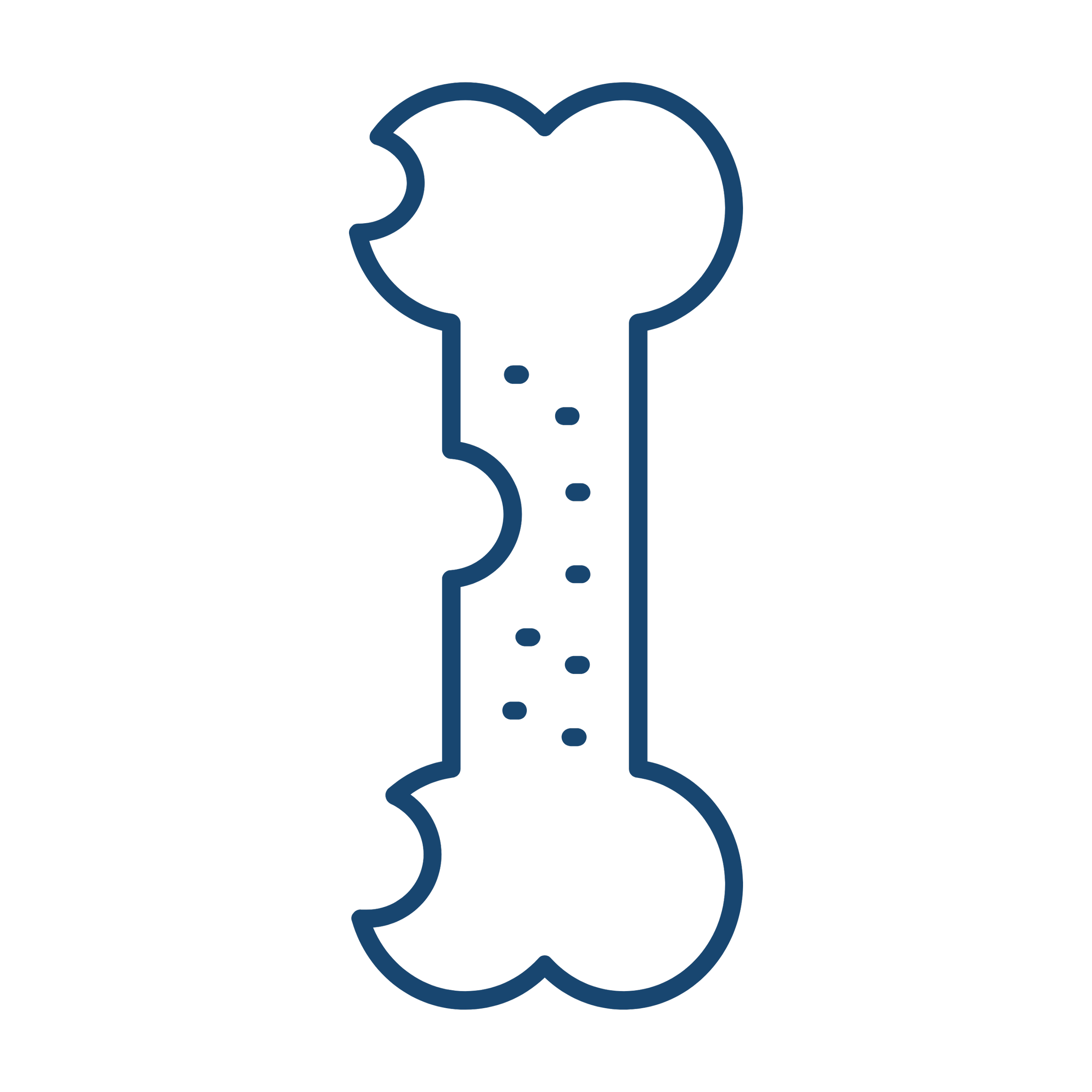 Illustration of a stylized brain outline with connected nodes, representing neural networks or artificial intelligence.