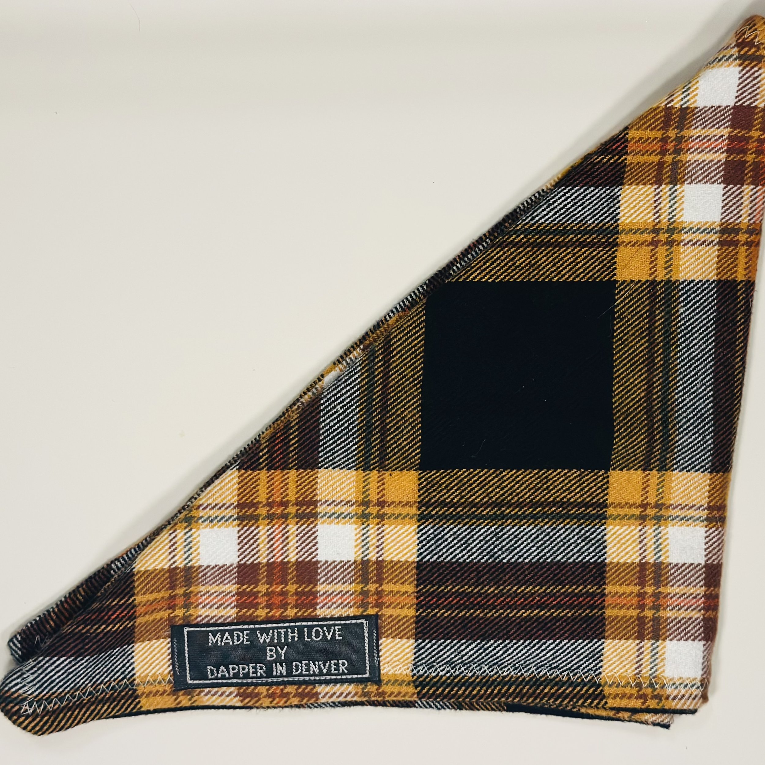 Navy/Gold Flannel