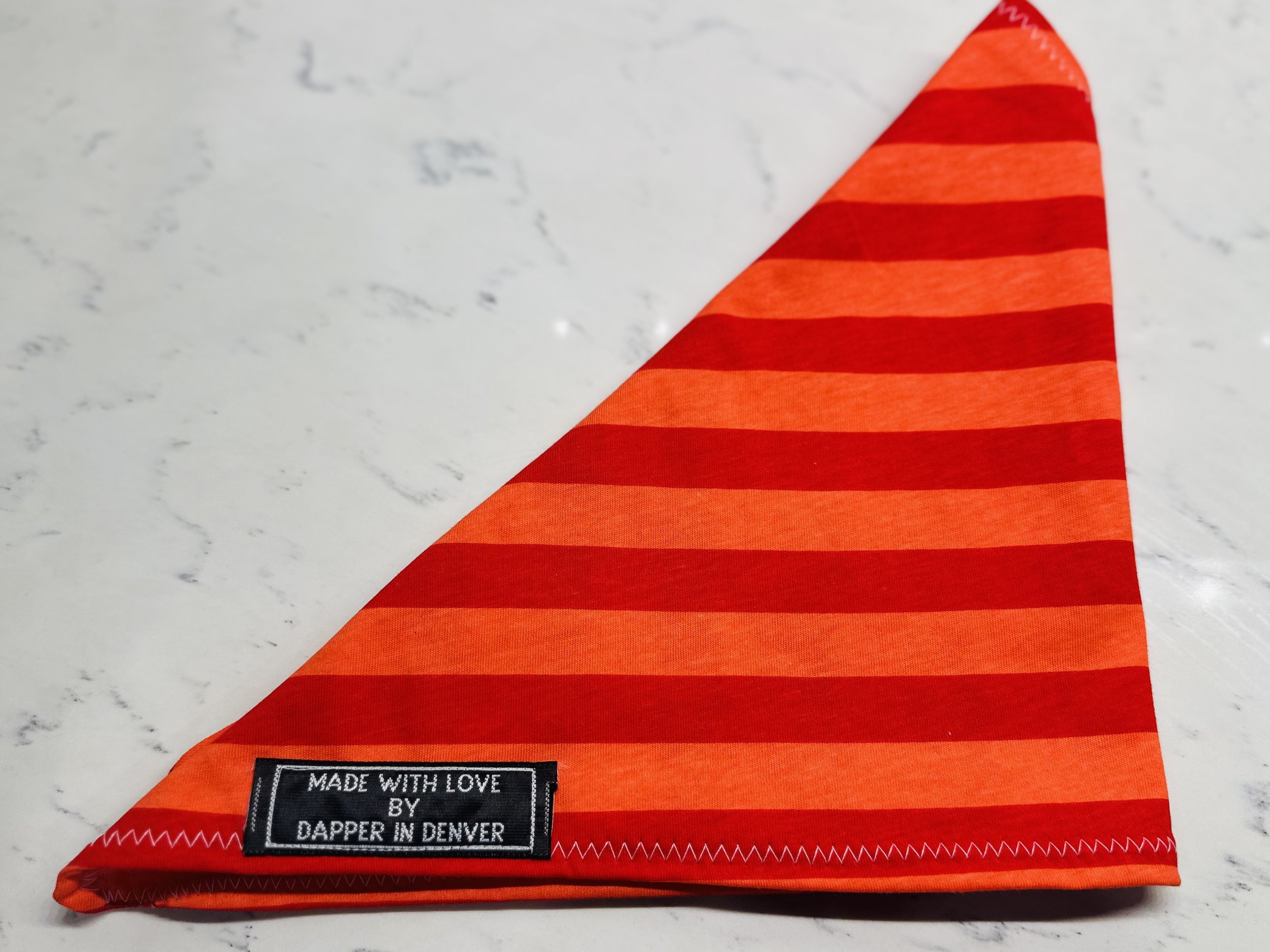 Coral/Orange Stripe