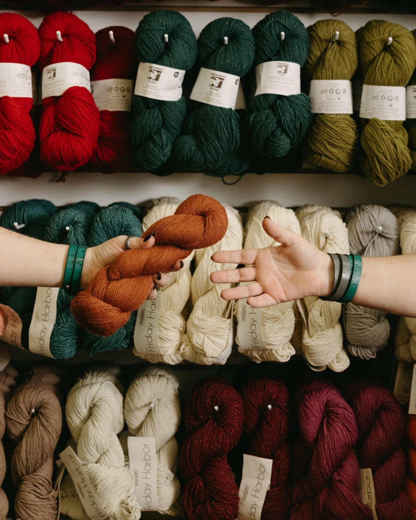 @sundragonartandfiber's shelves are stocked with high-quality, colorful yarns, knitting and crochet notions, and fibers to inspire every kind of crafter. Stop by the shop (Route 64 on the southwest end of Brevard) and pick up all your supplies for yo