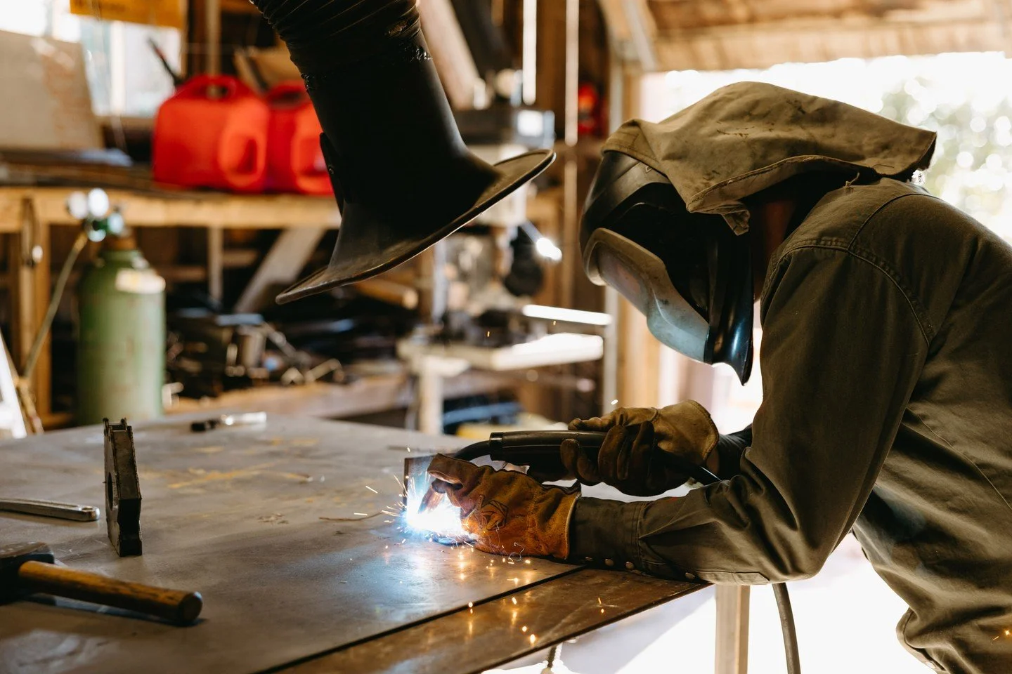Right off Greenville Highway, @lambertslabor_ fabrication shop is at the core of everything they do. From pre-fabricated structures and custom aluminum work to residential d&eacute;cor, precision TIG welding, and heavy equipment repair, no project is