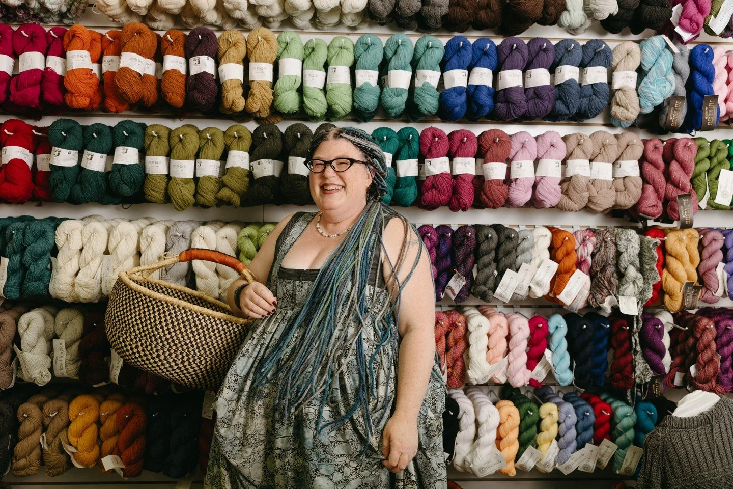 Rebecca and her assistant Liz have created a charming retreat at @sundragonartandfiber. People come in to learn, but also to connect. The shop features a dedicated teaching room &ndash; where she provides one-on-one lessons &ndash; and a cozy &ldquo;