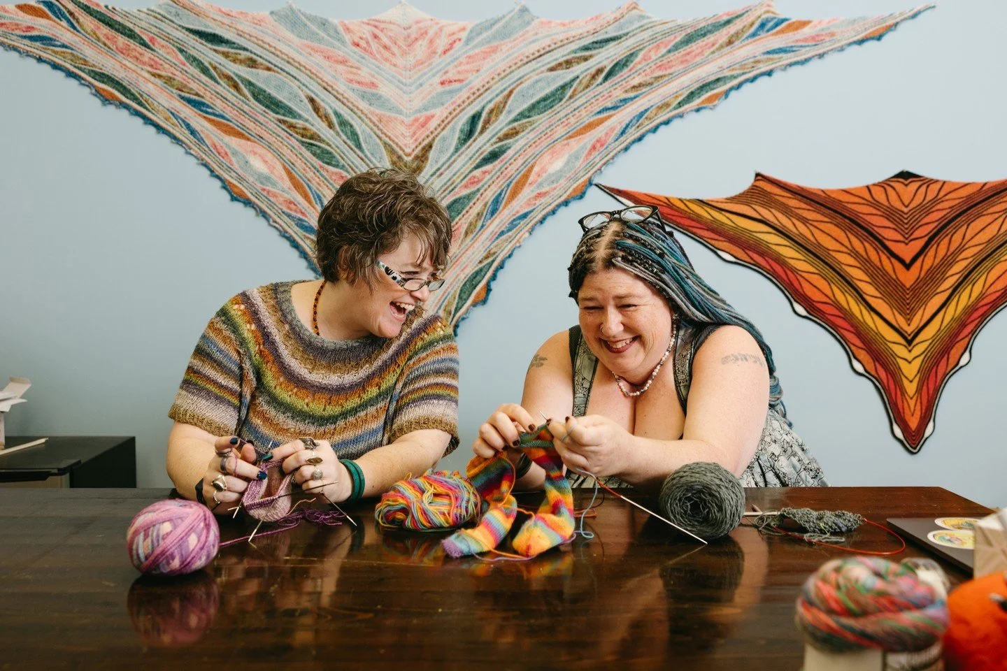 More than a yarn shop, @sundragonartandfiber is a place where creativity and community come together! Founded by Rebecca Smith in 2017, this welcoming Brevard gem offers colorful yarns, knitting and crochet supplies, hands-on lessons, and cozy spaces
