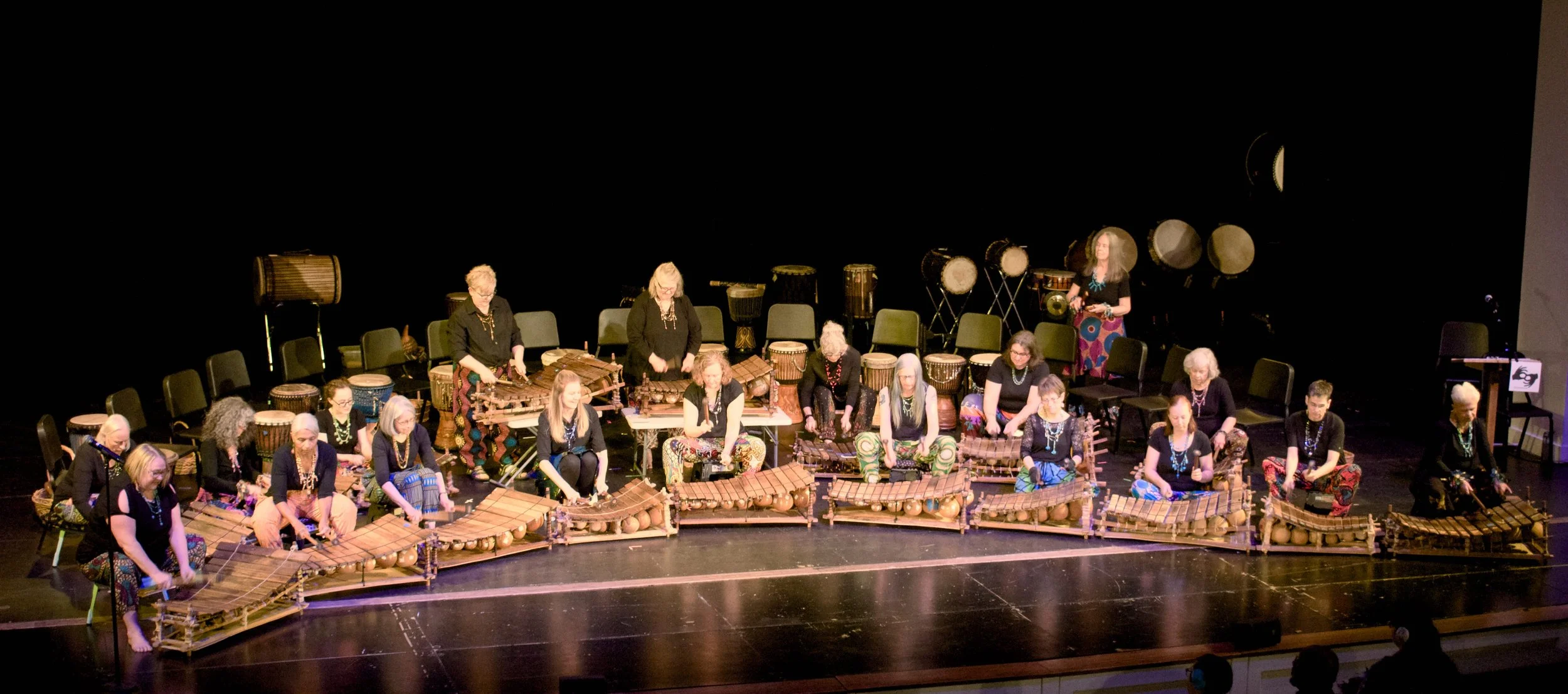 WWG play the gyils at the 2026 annual concert