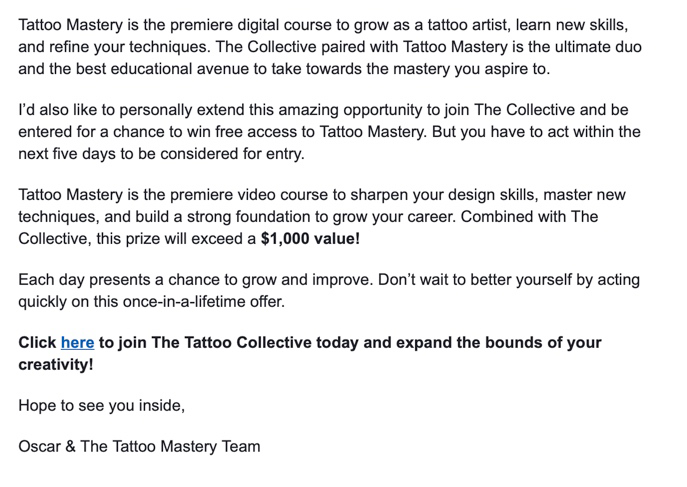 Tattoo Mastery, work sample 12