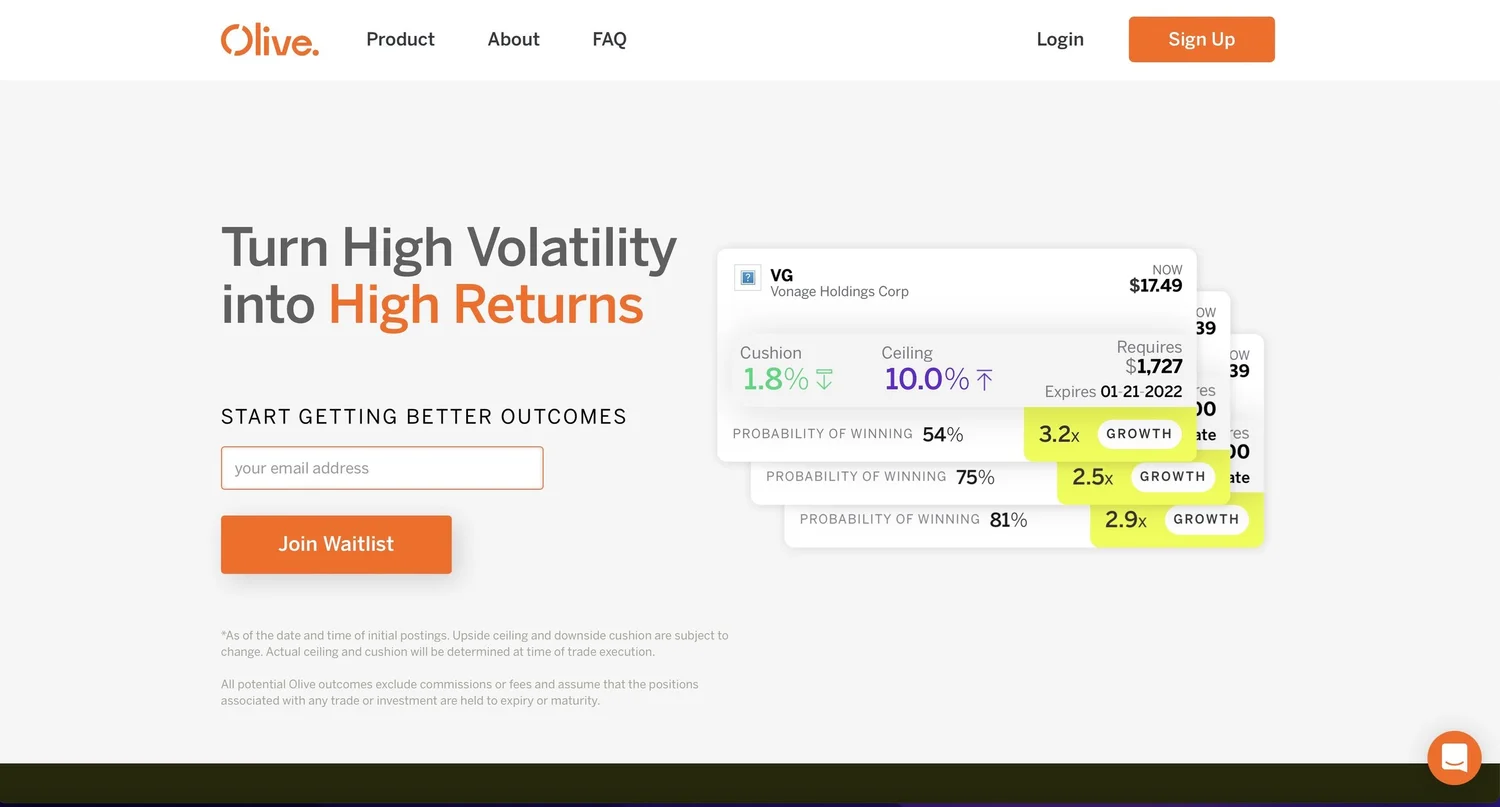 Landing page