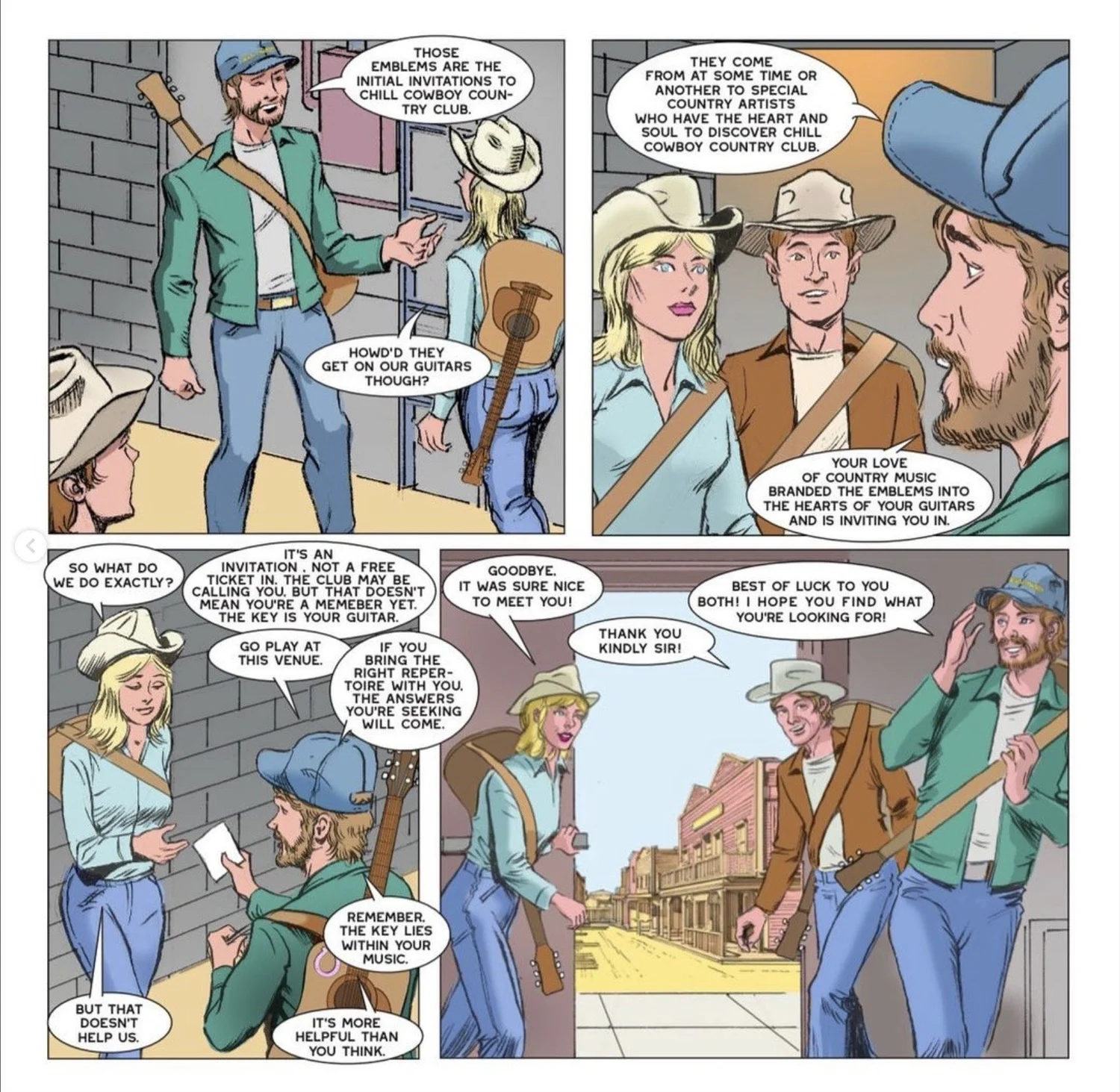 Chill Cowboy Country Club, work sample 8