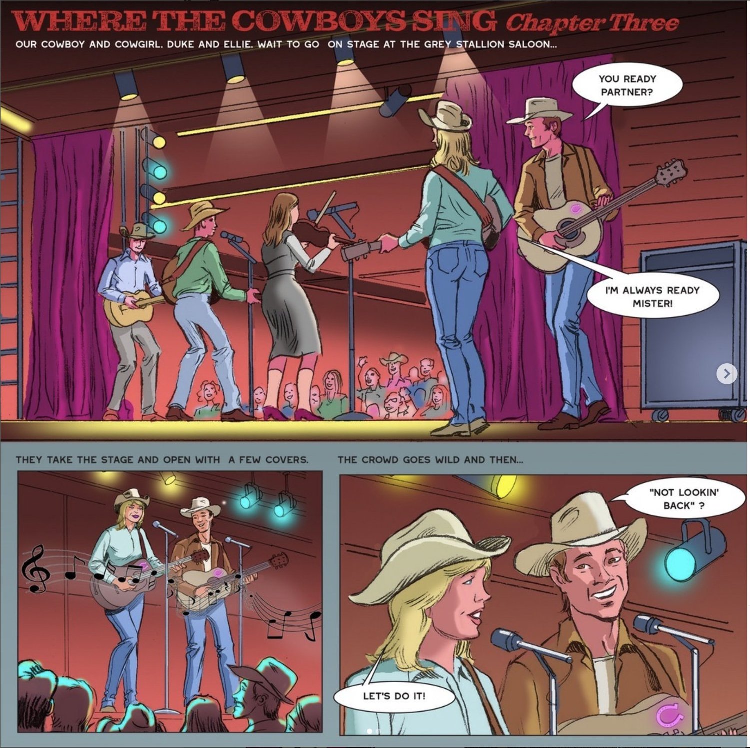 Chill Cowboy Country Club, work sample 6