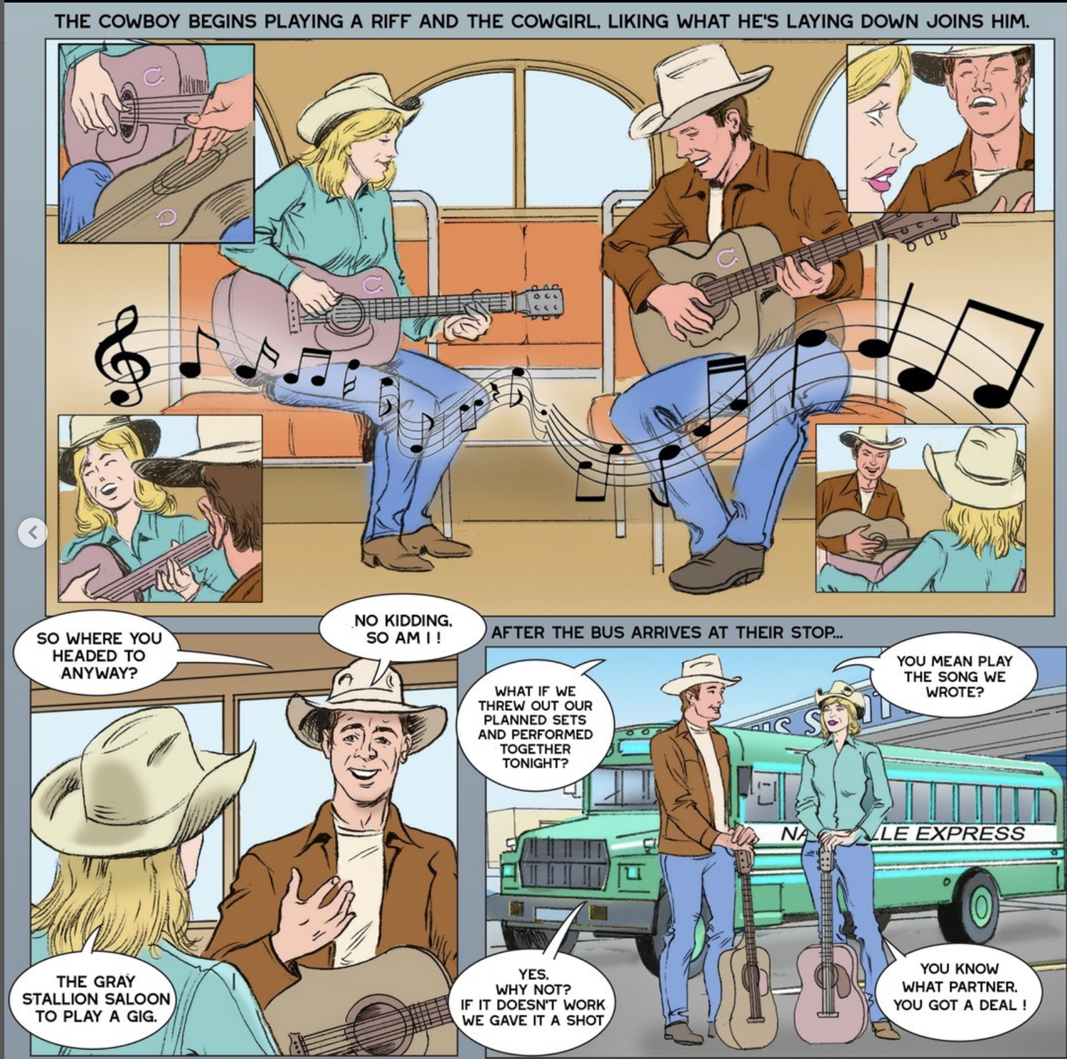 Chill Cowboy Country Club, work sample 5