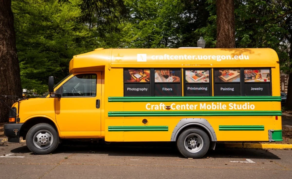 UO Mobile Craft Studio Bus at OP!