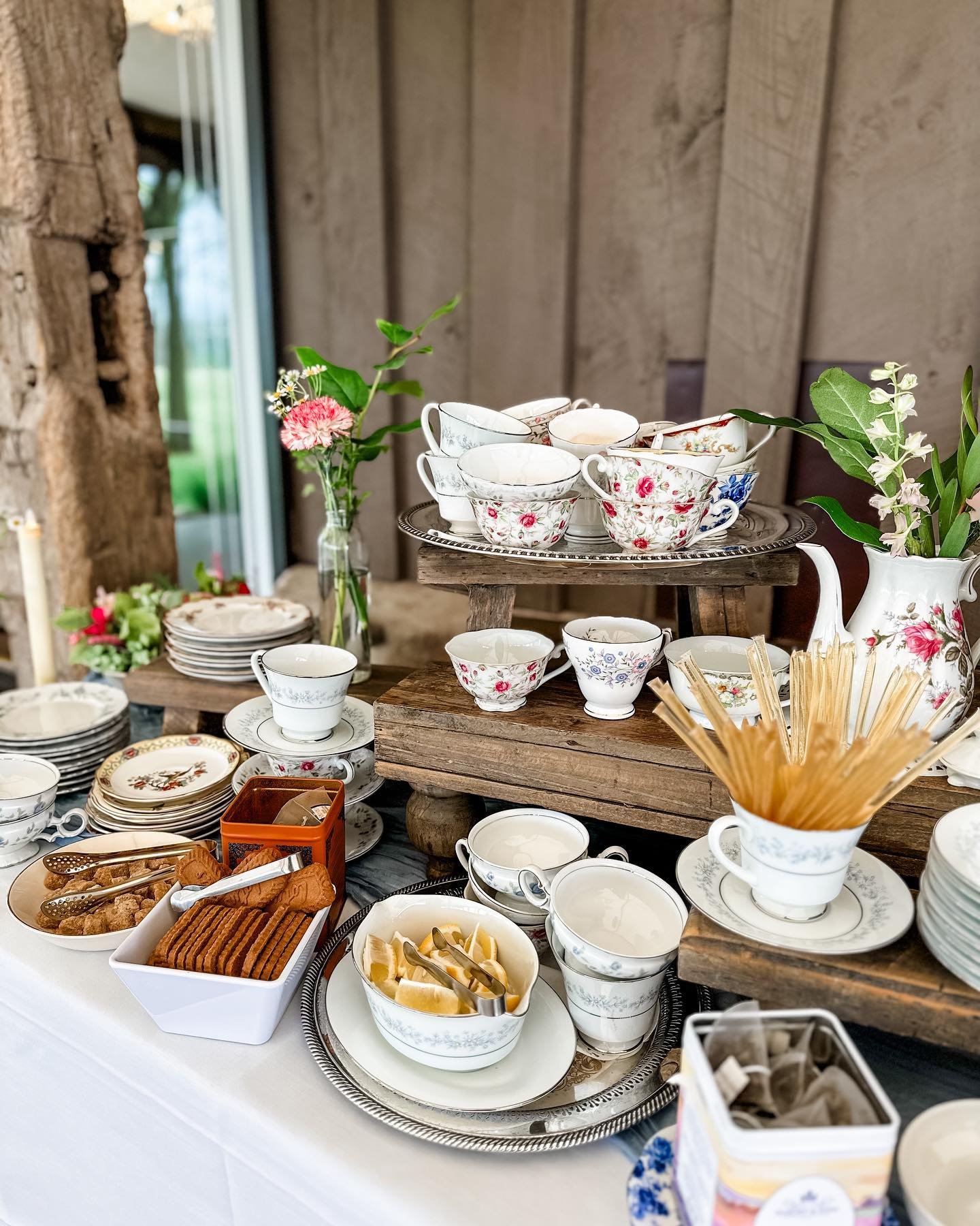 The Tea Party will go down as one of our favorite events! Thank you to everyone who purchased a ticket, we loved hosting you 🫶🏻

This event was done ENTIRELY by The Mill District, complete with vintage china and chiavari chairs&mdash; both availabl