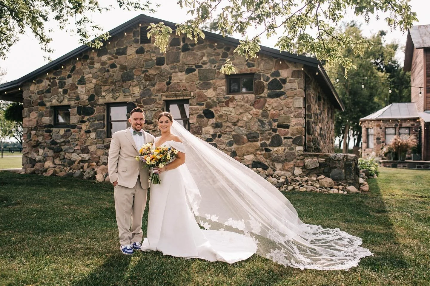 Mr. + Mrs. Downey!! 🥂 

These two had a beautiful summer wedding here at TMD. We loved working alongside them to bring this day to life. Congrats to The Downeys! 🤍