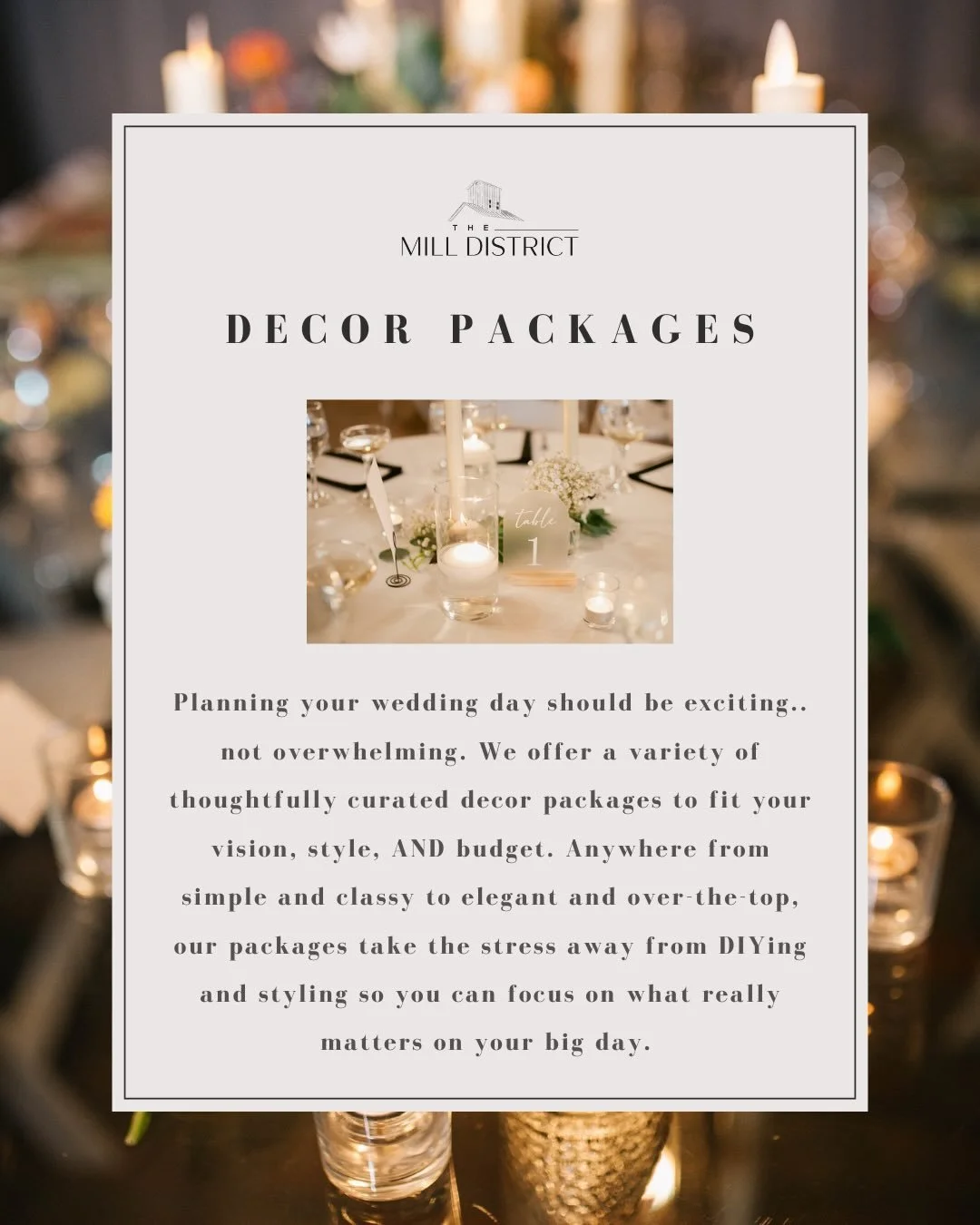 We keep things pretty transparent around here&mdash; clear pricing, no guesswork, and no surprises. ✨ 

Aspiring to be a TMD bride? Start dreaming and planning your big day!