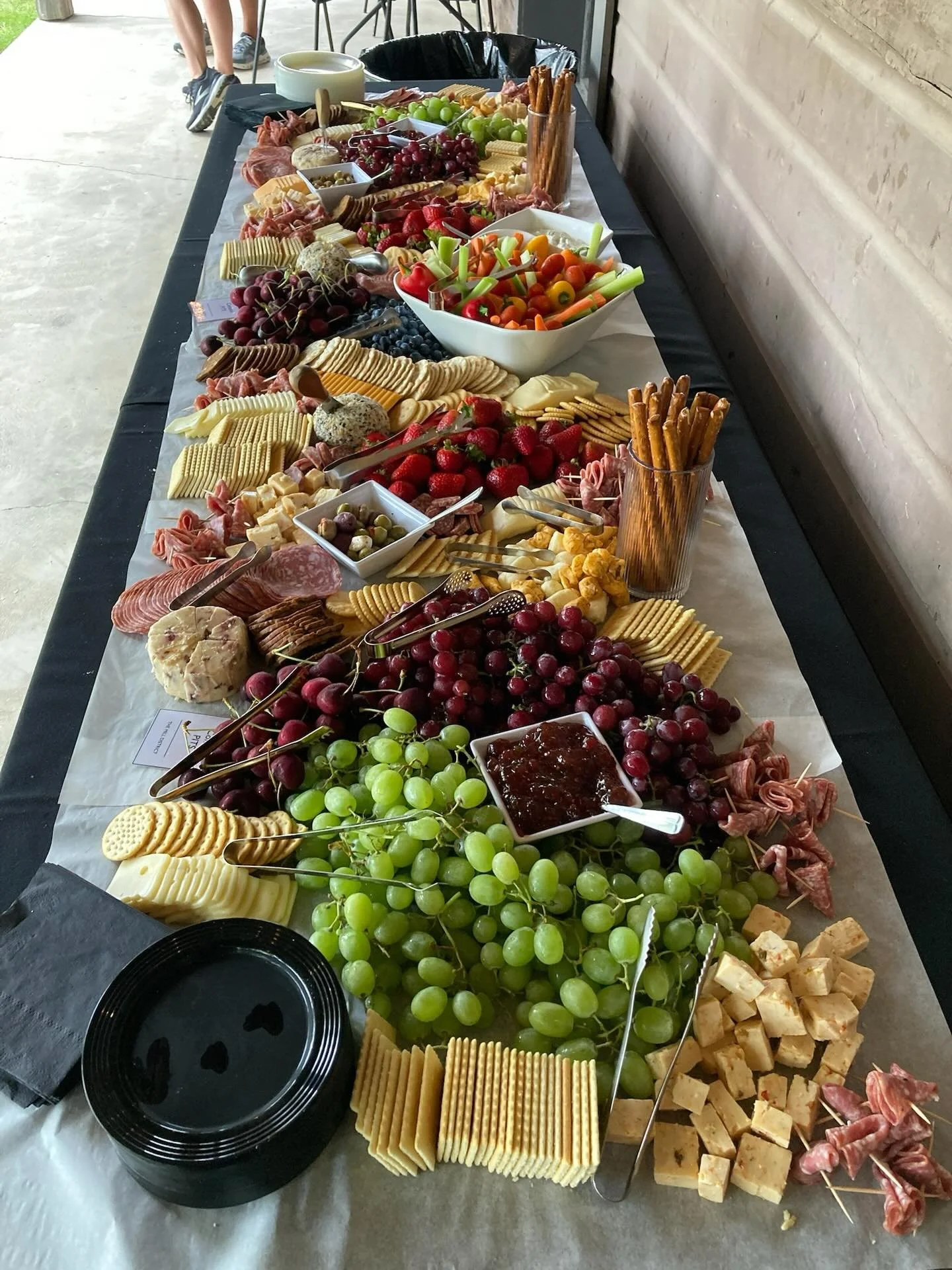 Upgrade your cocktail hour with one of our most popular wedding day add-ons: The Grazing Table 🍇 🧀 

It&rsquo;s the ultimate crowd-pleaser and as delicious as it is stunning on the Mill porch. Questions? Contact Marie at 
marie@themill-district.com