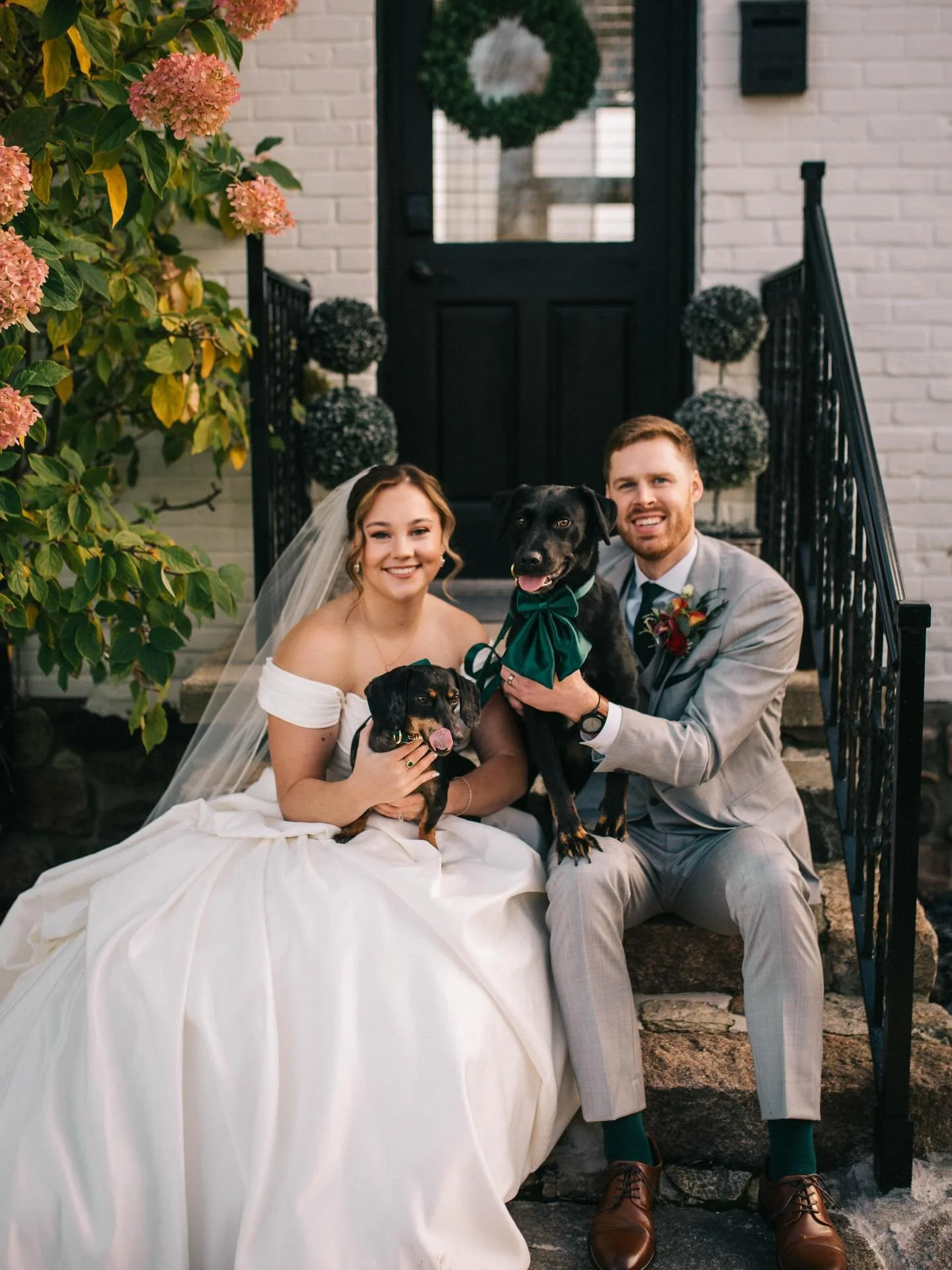 Just a reminder, your dog has a standing invitation 🐕 🤍

It wouldn&rsquo;t be your wedding day without your best furry friends there. At The Mill District, we say the more paws the better!