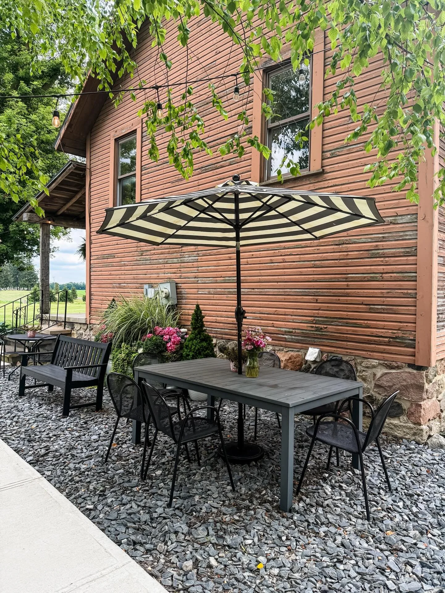 The goal was to make this little space as functional and charming as the rest of the property. I think our goal was achieved 🤍

We&rsquo;re always thinking of ways to make guests more comfortable during cocktail hour and beyond. We&rsquo;ve loved al