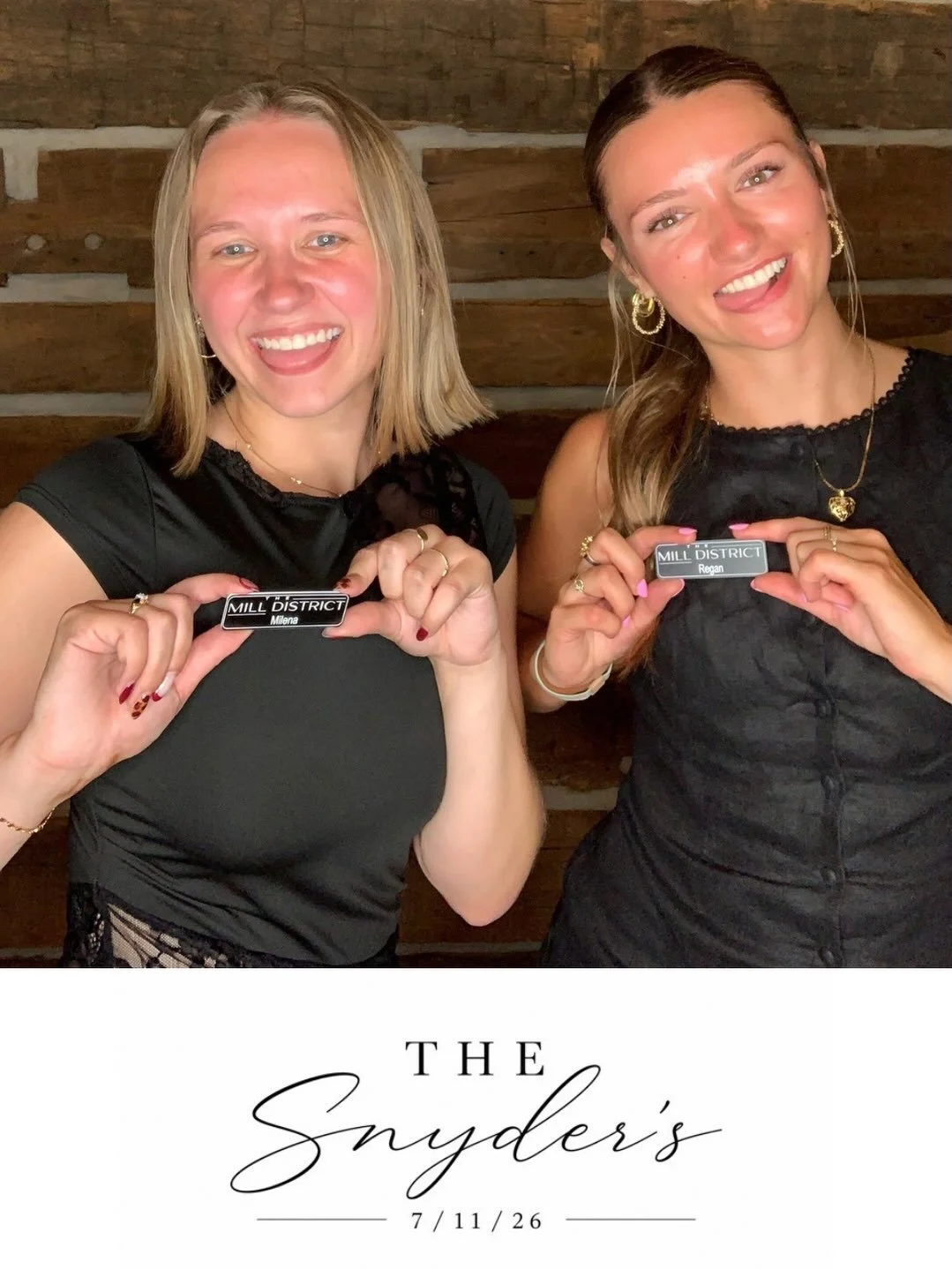 Milena + Regan took our new Photo Booth for a spin! Such a fun addition to wedding day, parties, or events 🤍

You may see these two ladies at weddings tending to guests, taking videos, setting up decor (and tearing it down), helping our bartenders, 