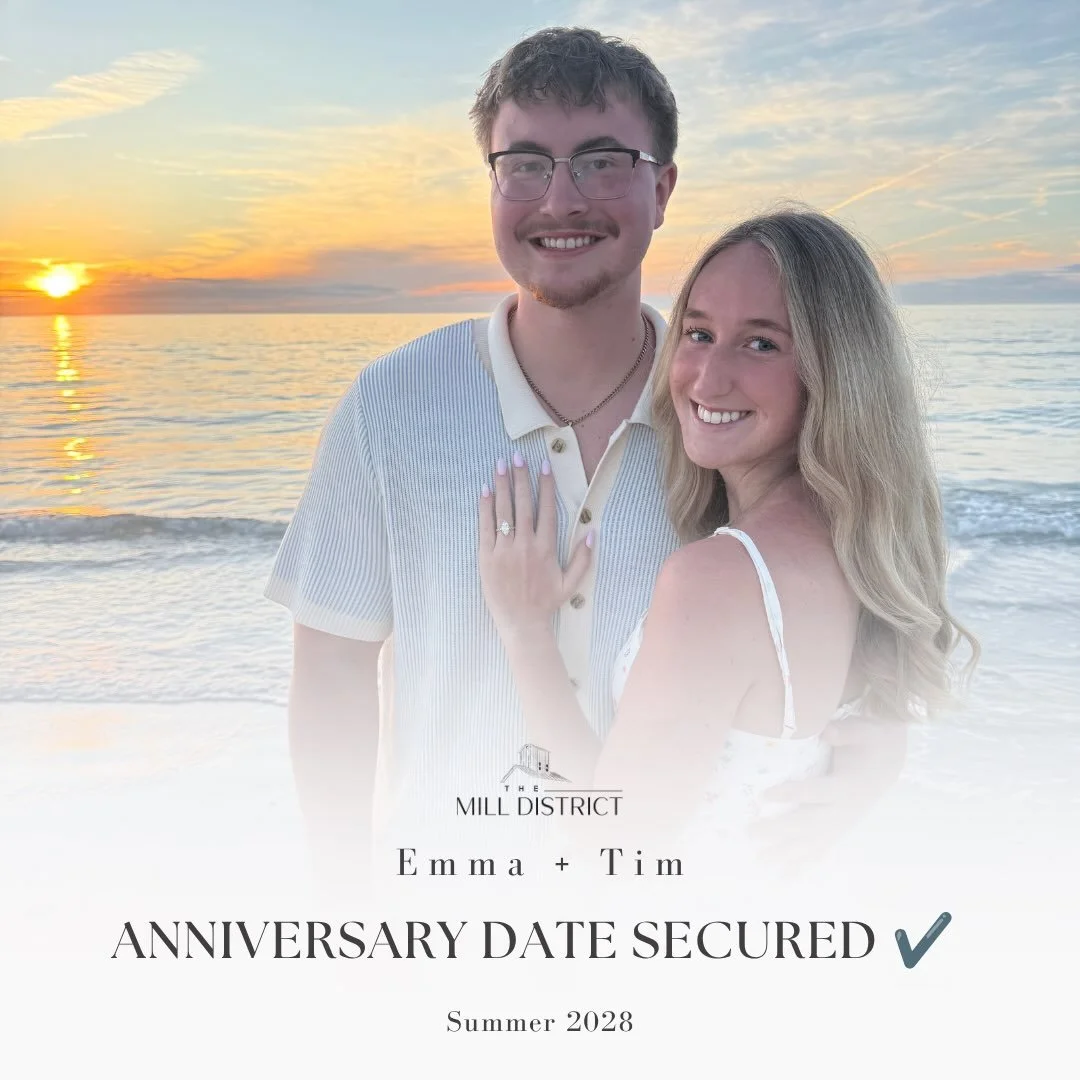 Another forever begins at The Mill District! 🤍

Emma + Tim have officially joined our TMD family and we are over the moon for them. Nothing more exciting than securing your wedding venue 🥹

Our 2028 dates are quickly disappearing&mdash; visit our w