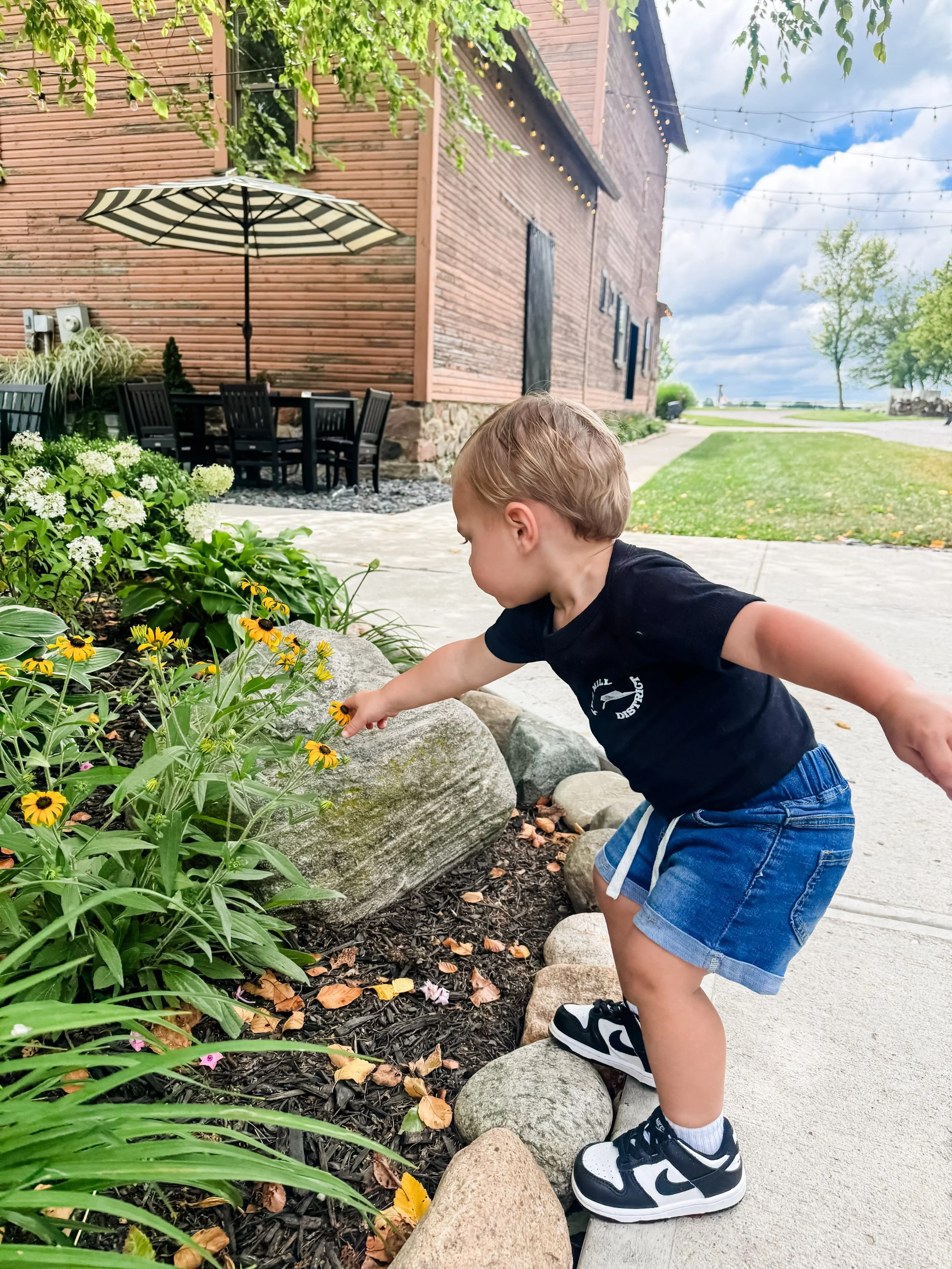 Every flower bed, mowed lawn, and beautiful building is the result of one family&rsquo;s dedication to this property🤍

This is not just our business, but our home, where our little ones get to grow and learn.🪴 

The Mill District is not JUST a venu