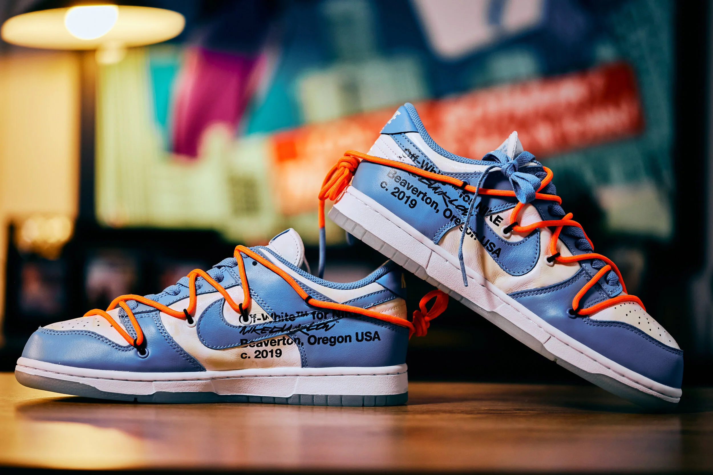 flow nike dunk off white