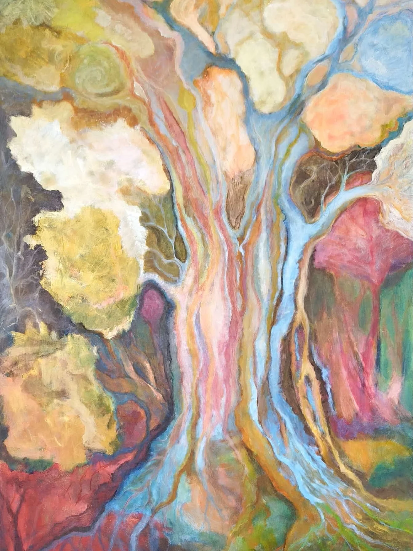 @beateboehmke 
The Change
Serie: Natural Spirits
80x 120cm 
Acryl auf Leinwand.