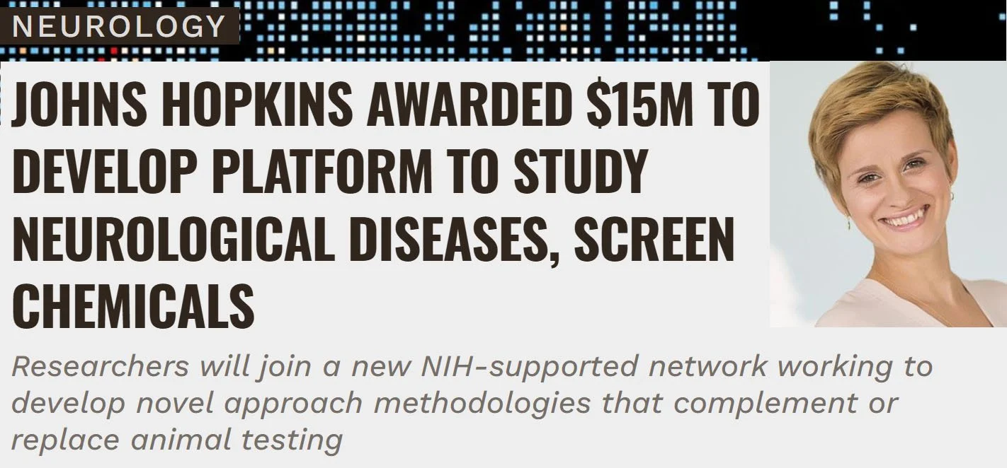 Dr. Lena Smirnova Awarded $15M NIH Grant to Advance Human-Relevant Neuro Models