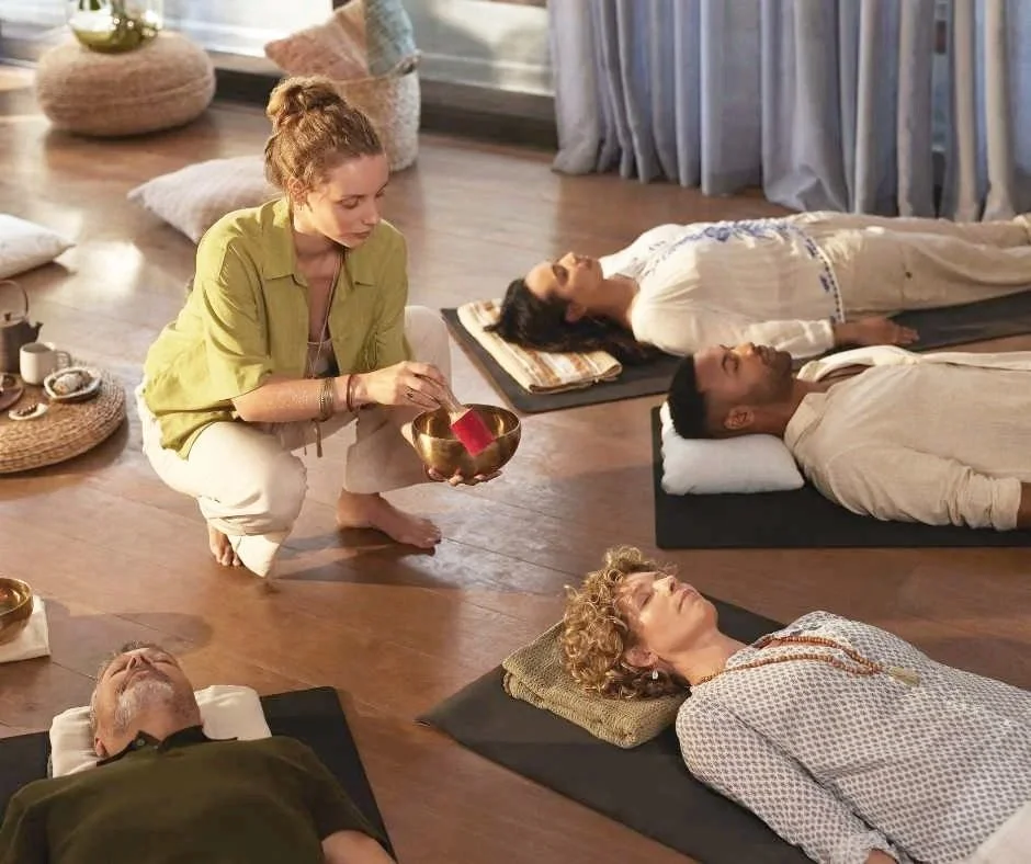 group sound bath experience