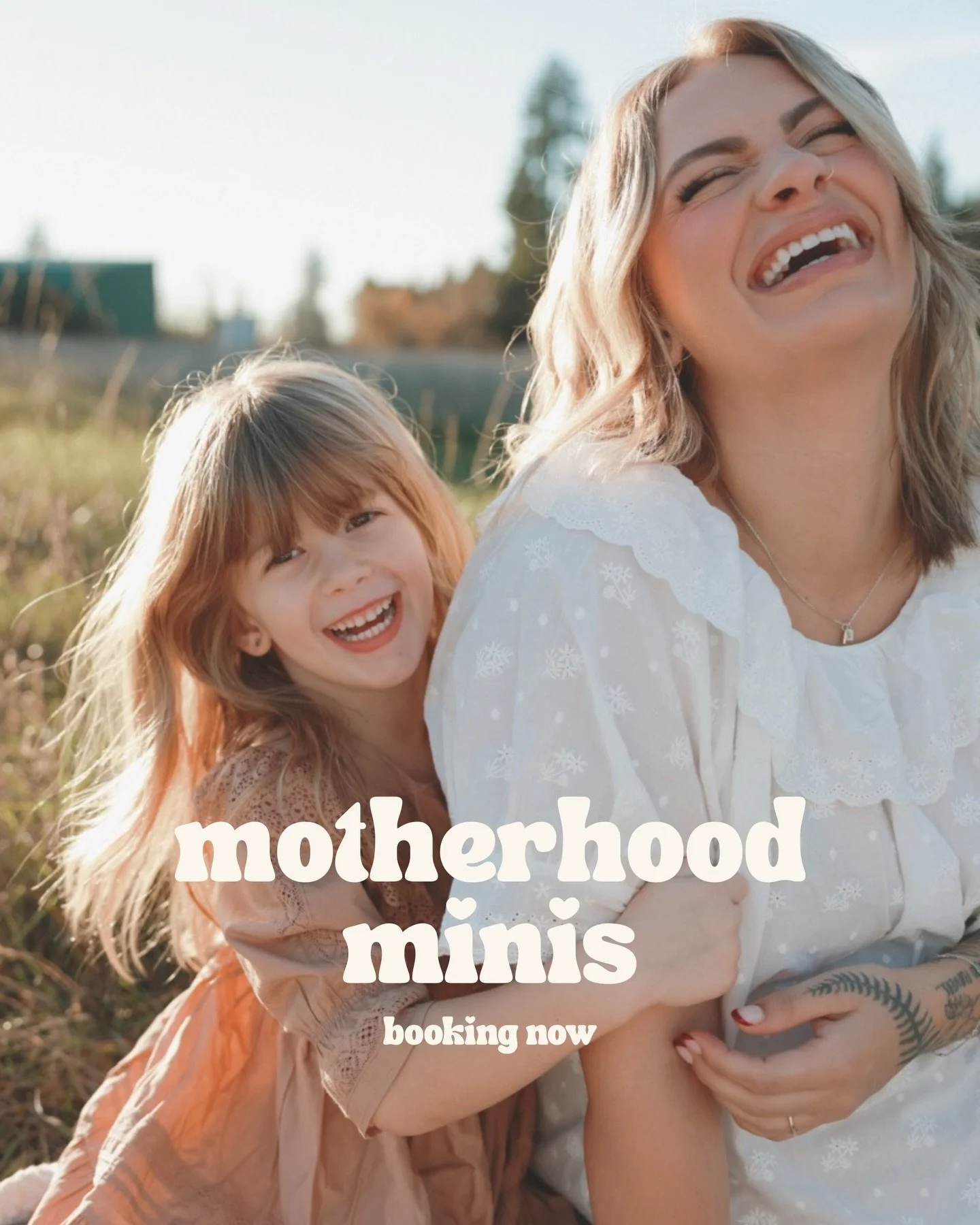 My Motherhood Mini Sessions are officially open!!

These sessions are for the mamas in the thick of it &mdash; wiping faces, tying shoes, nursing babies, chasing toddlers, and somehow holding it all together with grace and grit.

This year we&rsquo;l