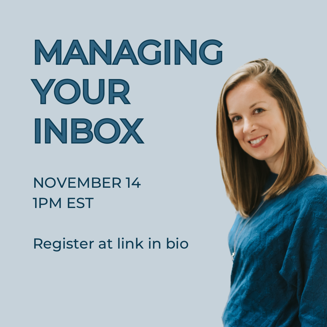 Survival School for Associates - Managing Your Inbox