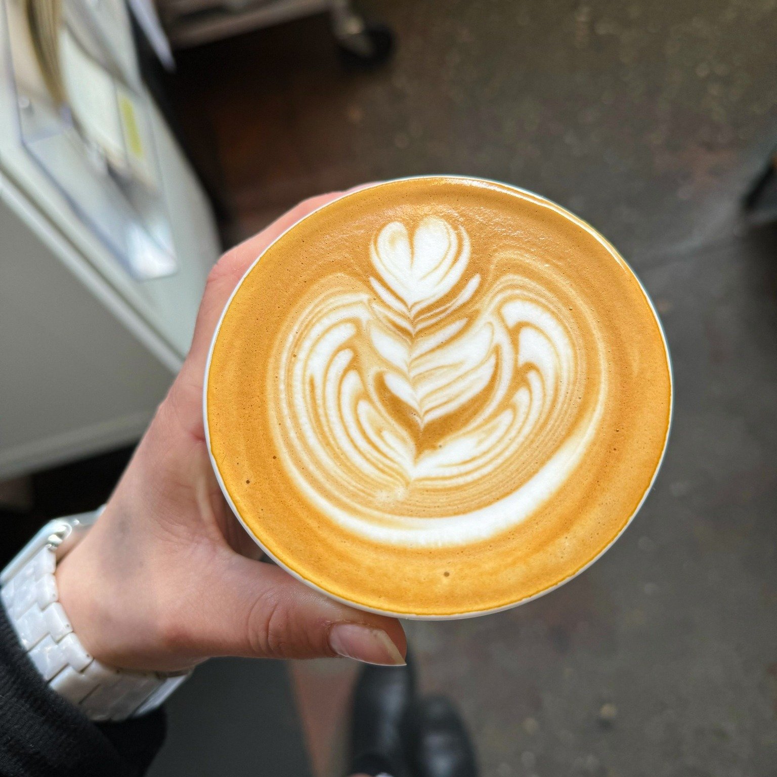 a little latte art to start your day! 💕☕🌿 cheers to the baristas that make our mornings better (with pretty caffeination) 😊

#latteart #latte #coffee #cafe #seattle #baristas