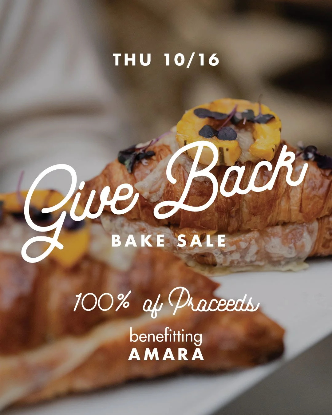 our next give back bake sale is coming up on thursday, october 16th 🩷 this month, we’re proud to support @theamarafamily an incredible organization working toward long-term wellbeing for children and families in our community.
amara promotes