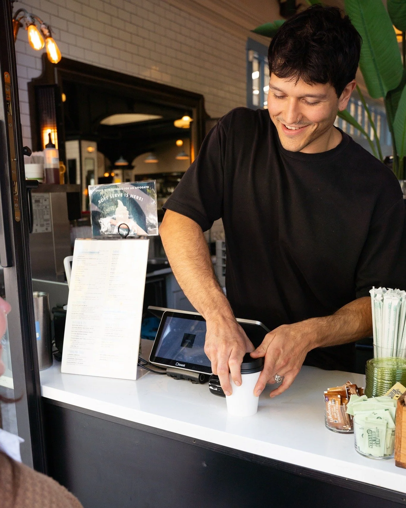 morning coffee, comin' right up! ☕️💕 we're open at 8am every day with caffe vita beans, quick service, and a team that takes pride in making your order just right. stop by the window if you&rsquo;re on the go (but you know our favorite way to enjoy 