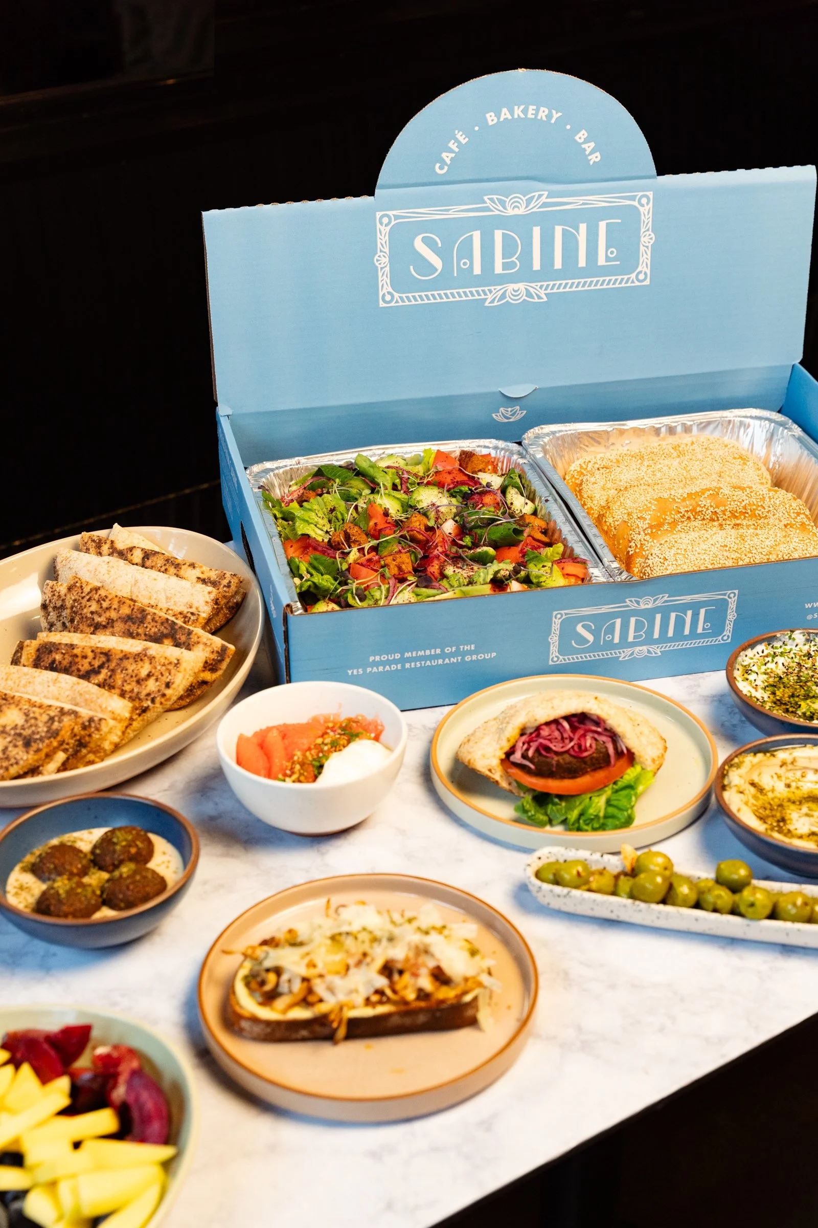 Sabine catering display
