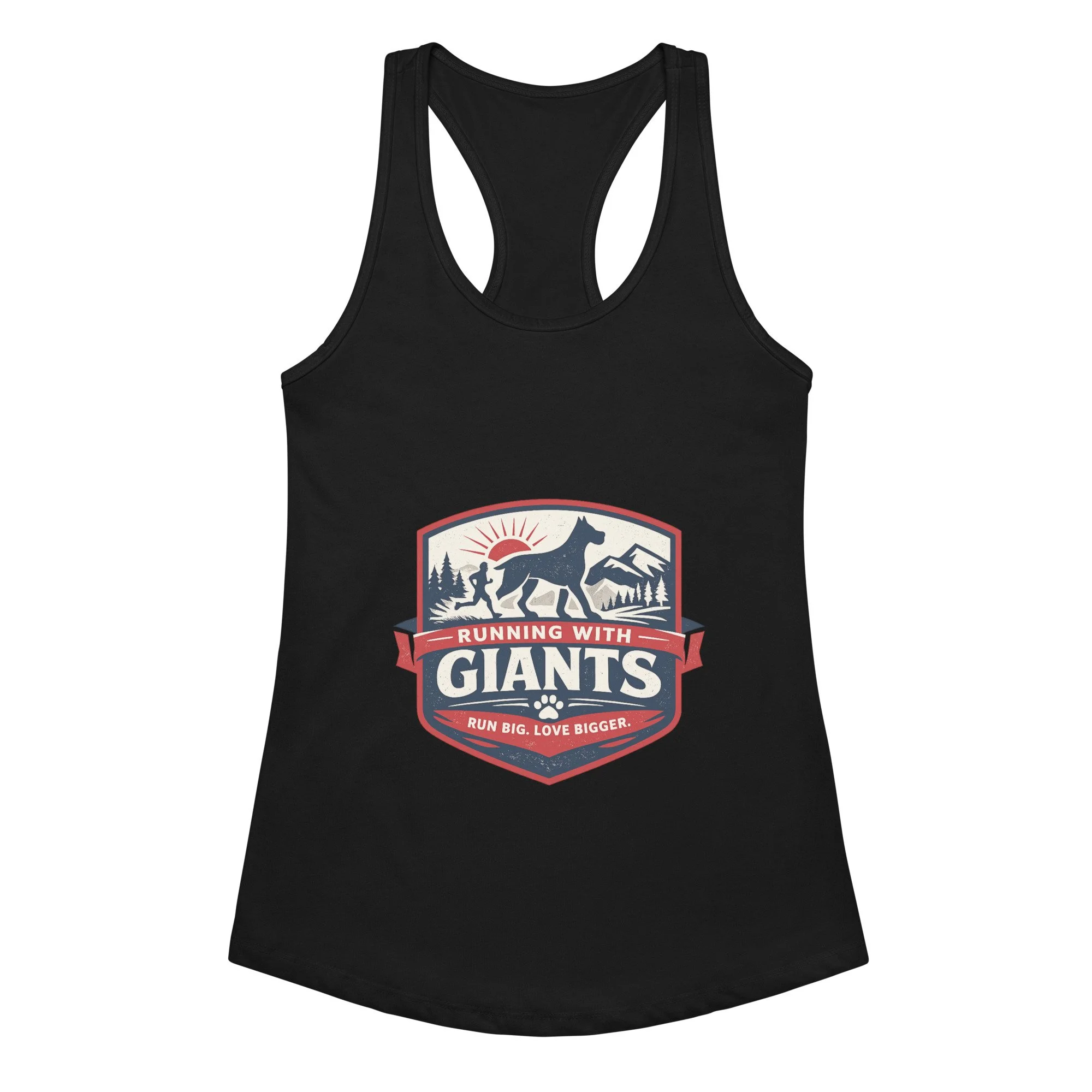 Women’s fitted racerback tank top