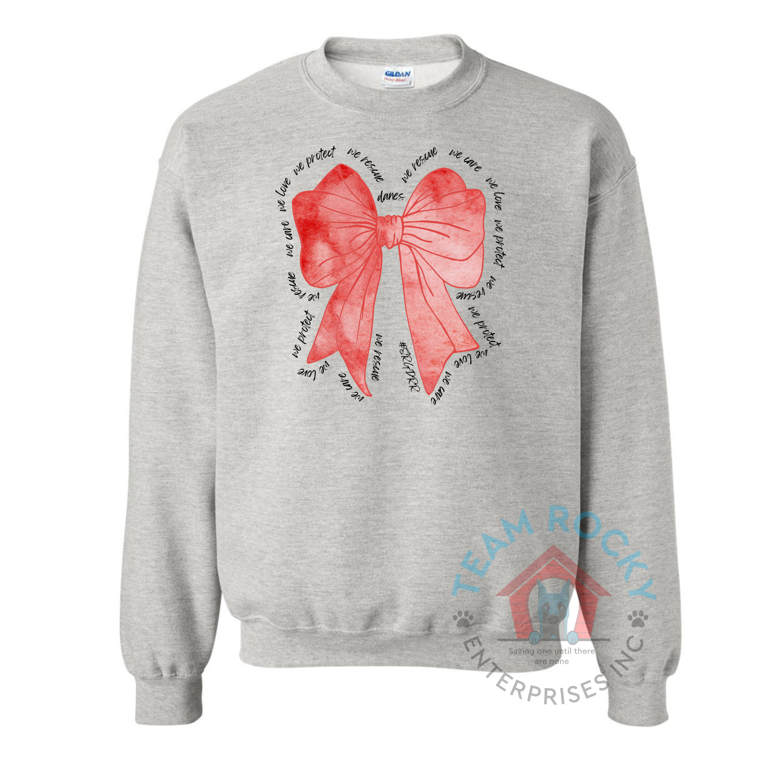 Red Bow Sweatshirt Gray.png