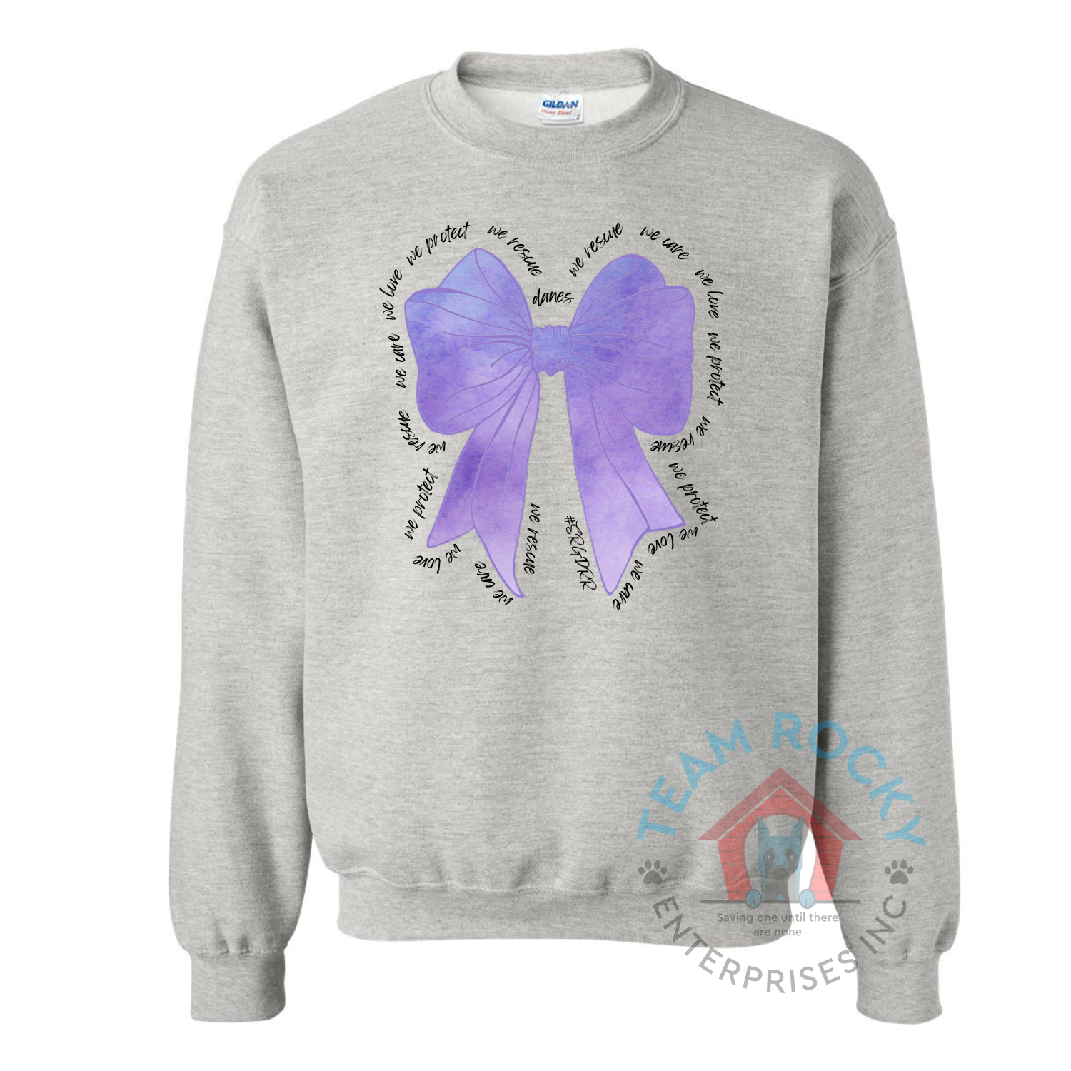 Purple Bow Sweatshirt Gray.png