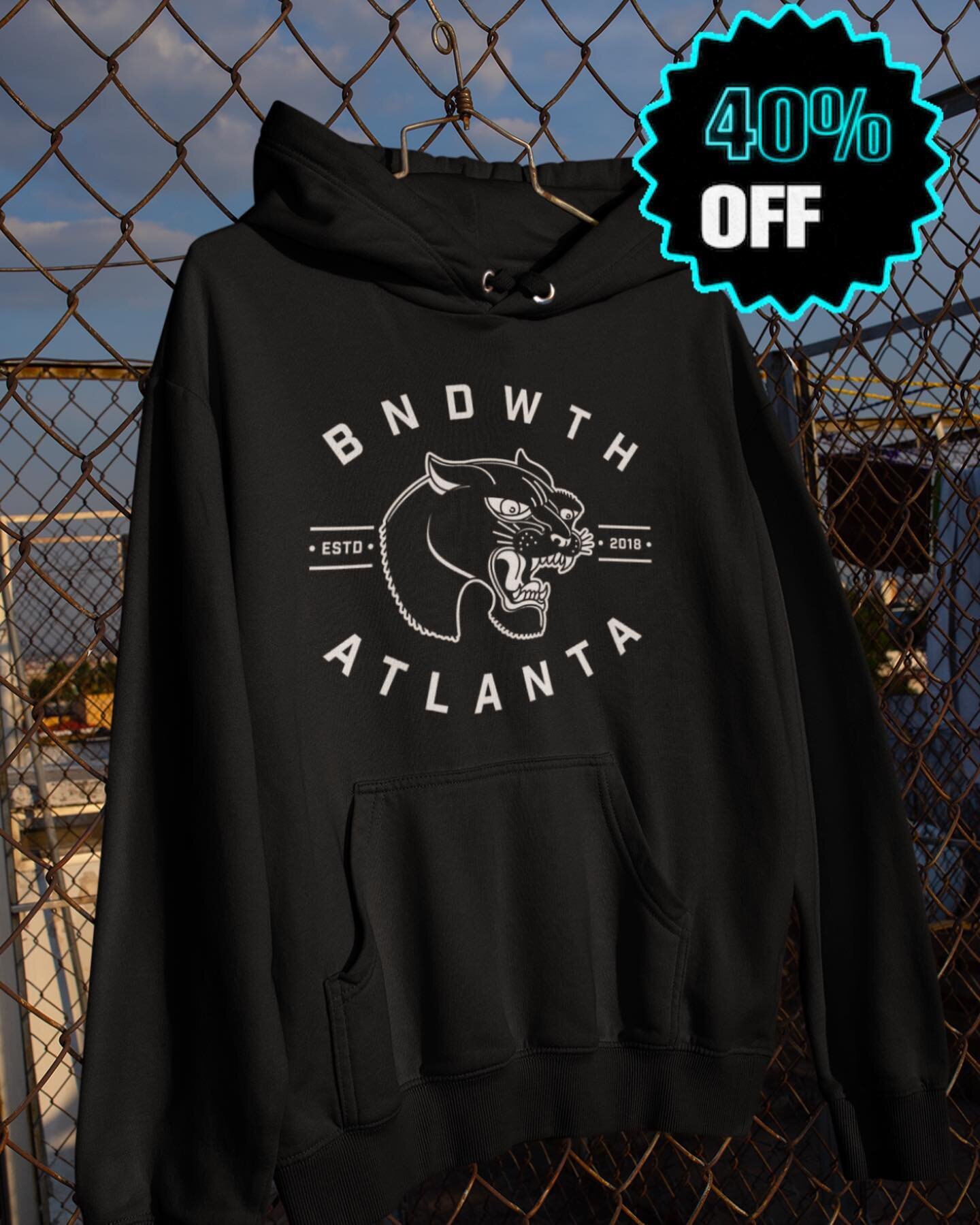 While supplies last all hoodies are 40% off! Link in our bio. BNDWTH.STORE