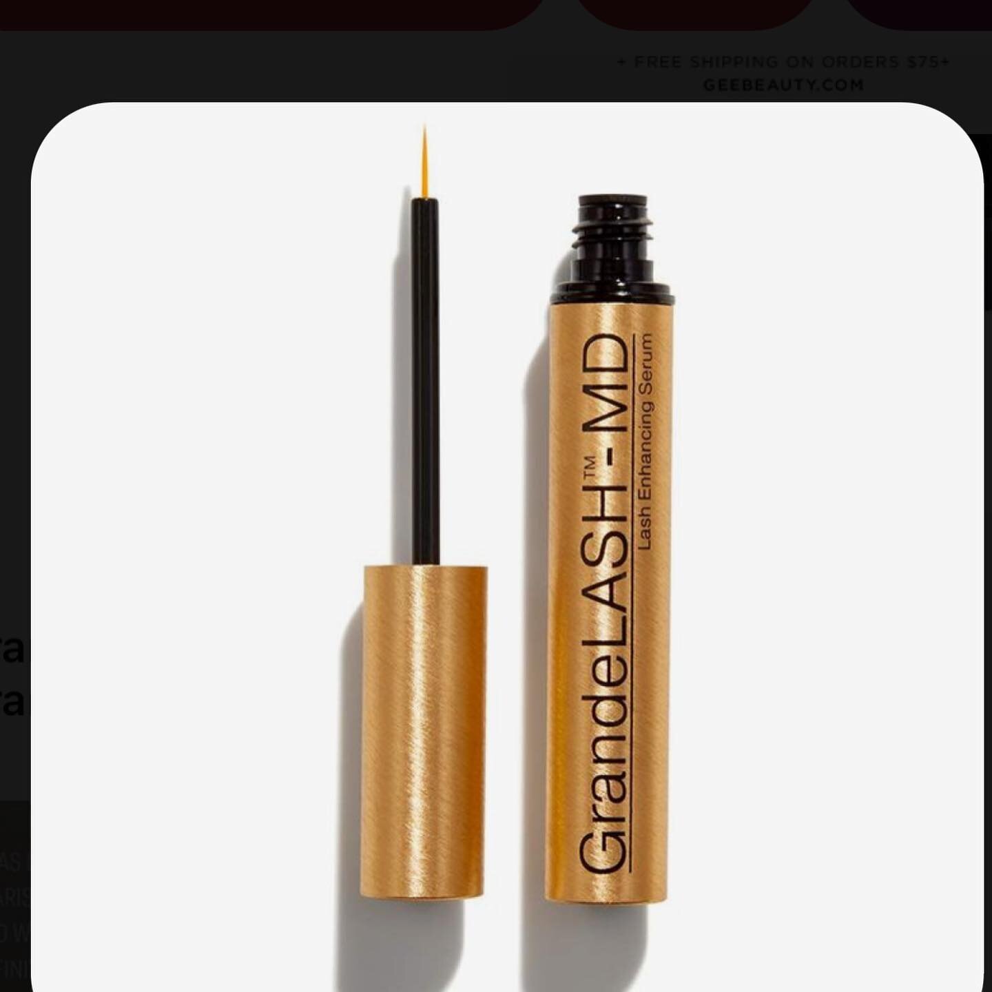 My All Time Fav 3.....
1. Grande LASH-md.  A lash enhancing serum infused with a blend of vitamins, peptides, and amino acids to promote the appearance of naturally longer, thicker looking lashes in 4-6 weeks, with full improvement in 3 months. Its a