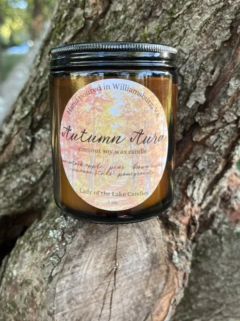 Autumn Aura Amber Jar