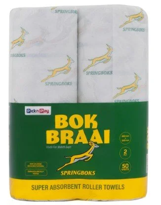 Springbok White Roller Towel 2 Pack