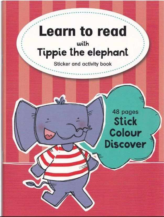 Learn to read sticker and activity book